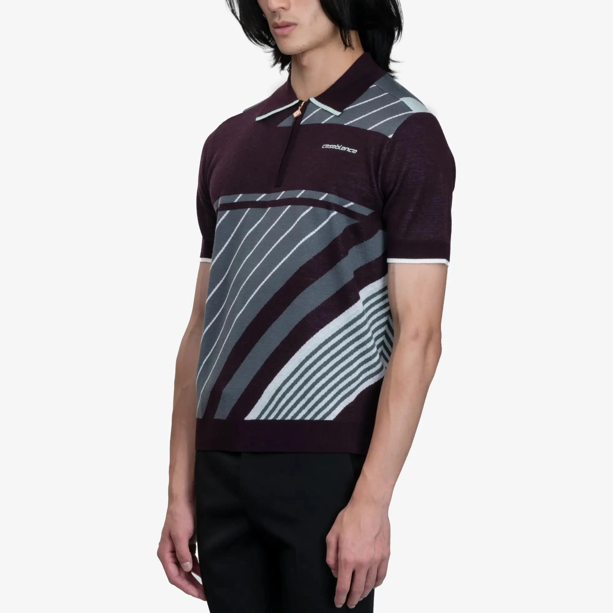 Diagonal Sporty Polo - Image 3