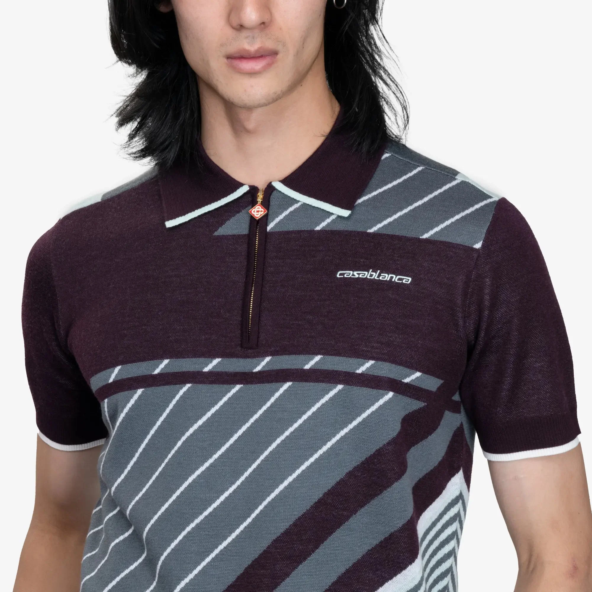 Diagonal Sporty Polo - Image 5