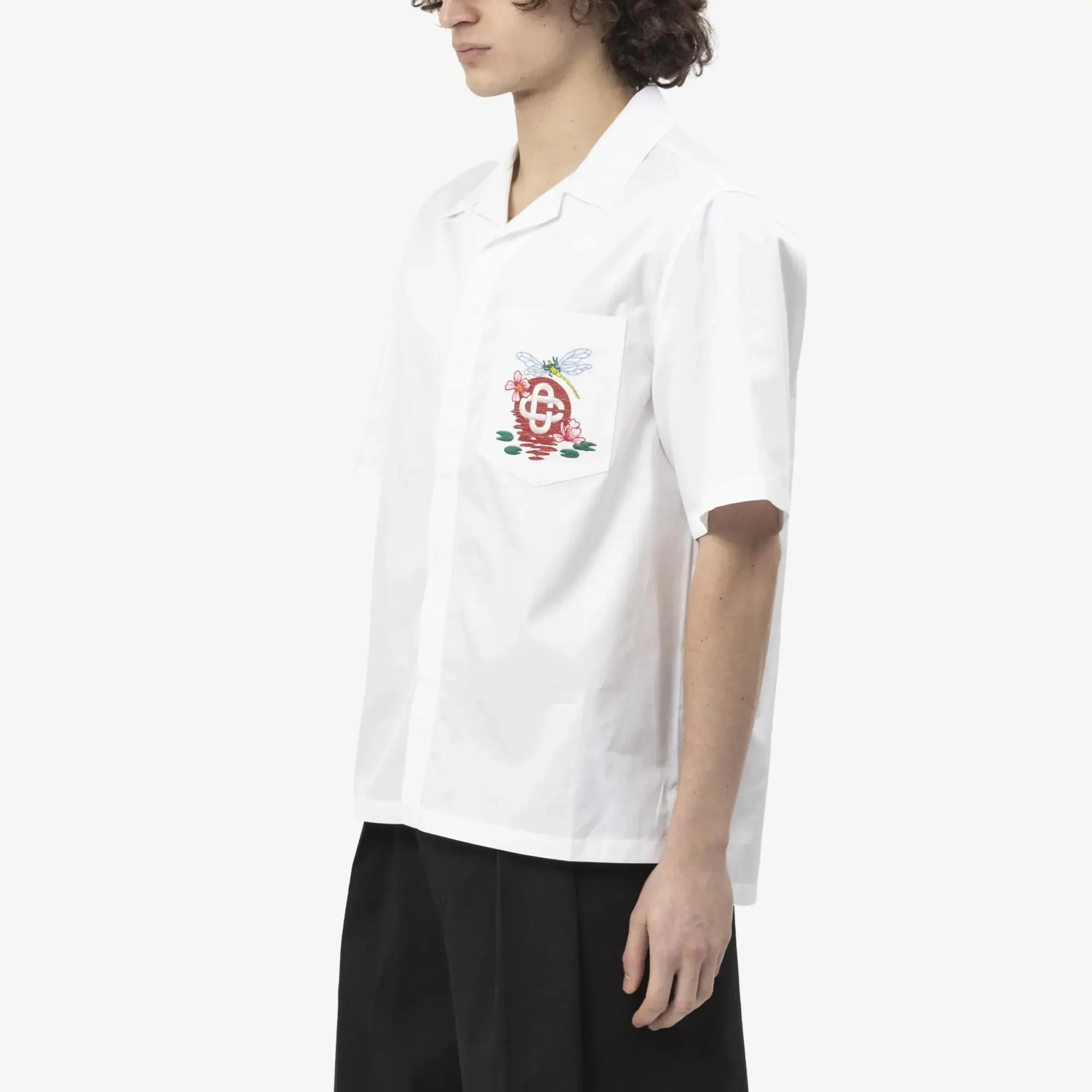 Dragonfly Cuban Collar SS Shirt - Image 3