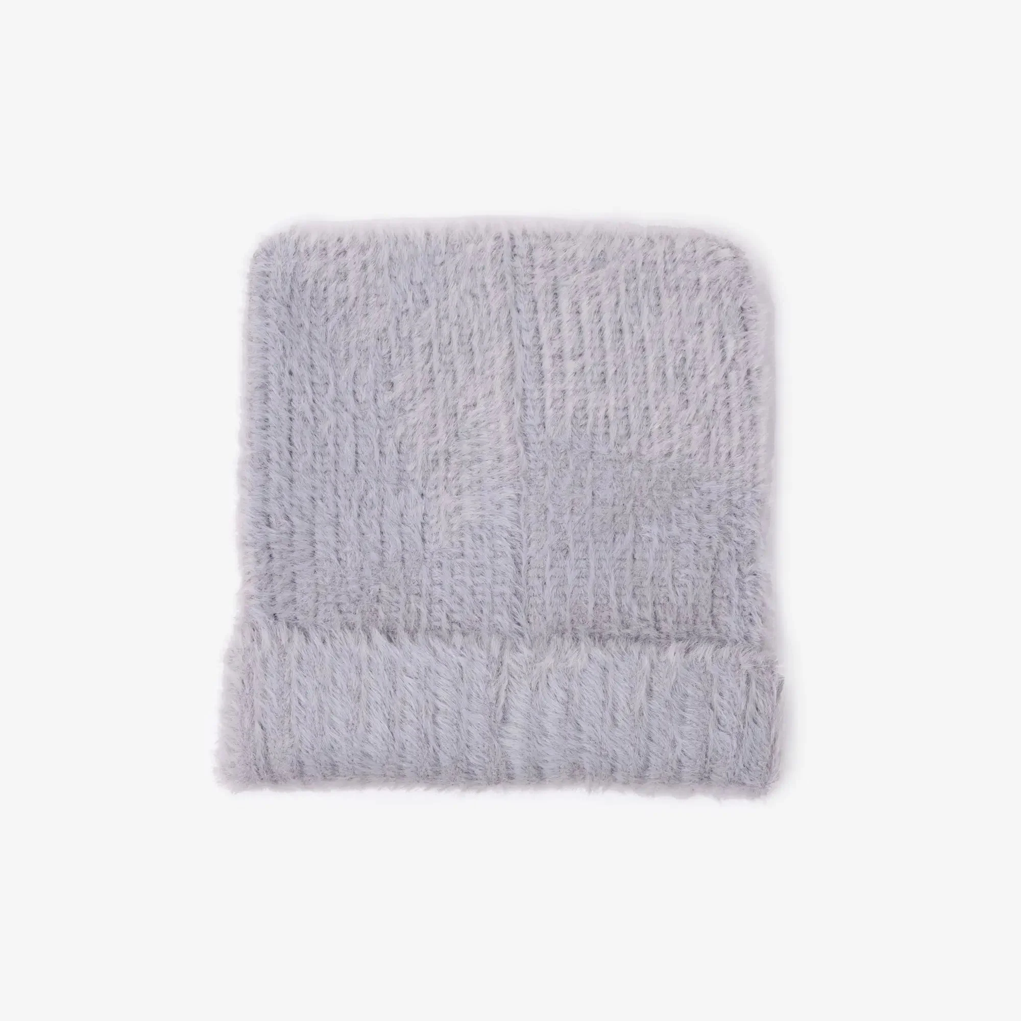 Fluffy Nylon Square Beanie - Image 3