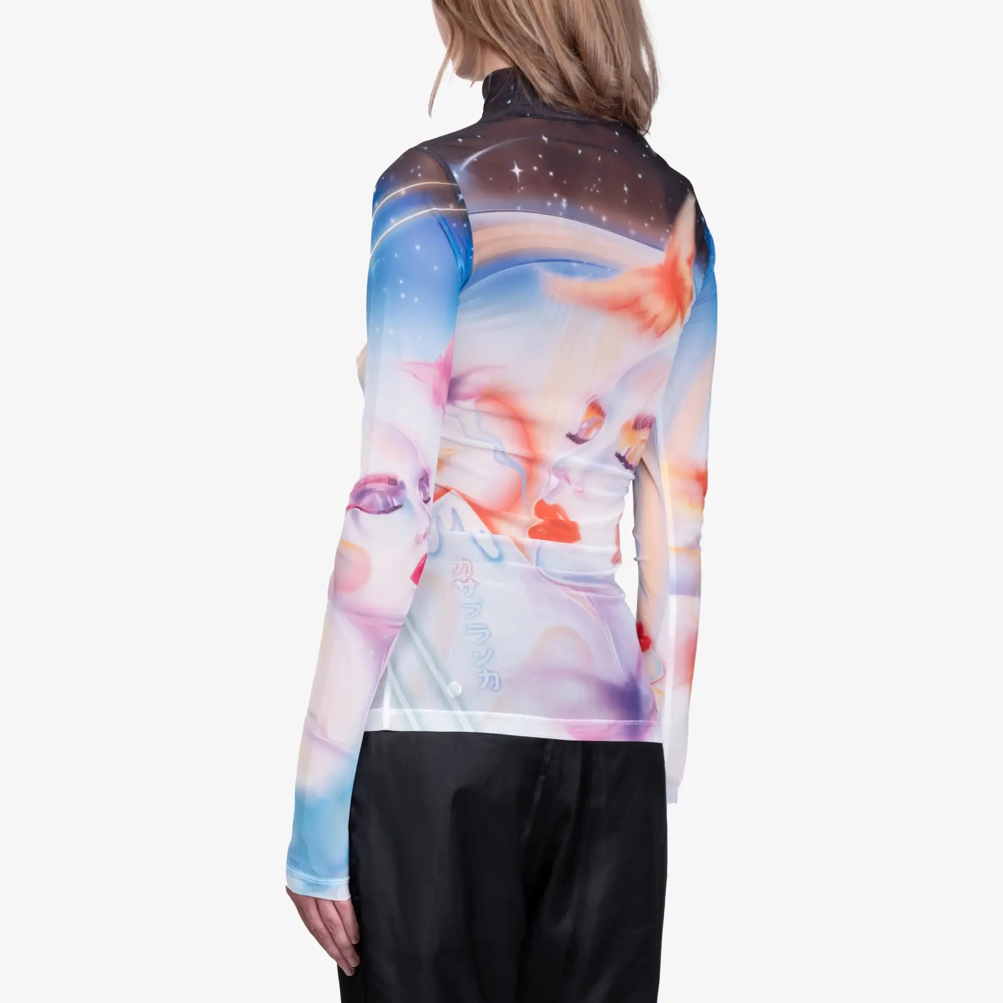 Womens Galactic Connection Mesh Top - Image 4