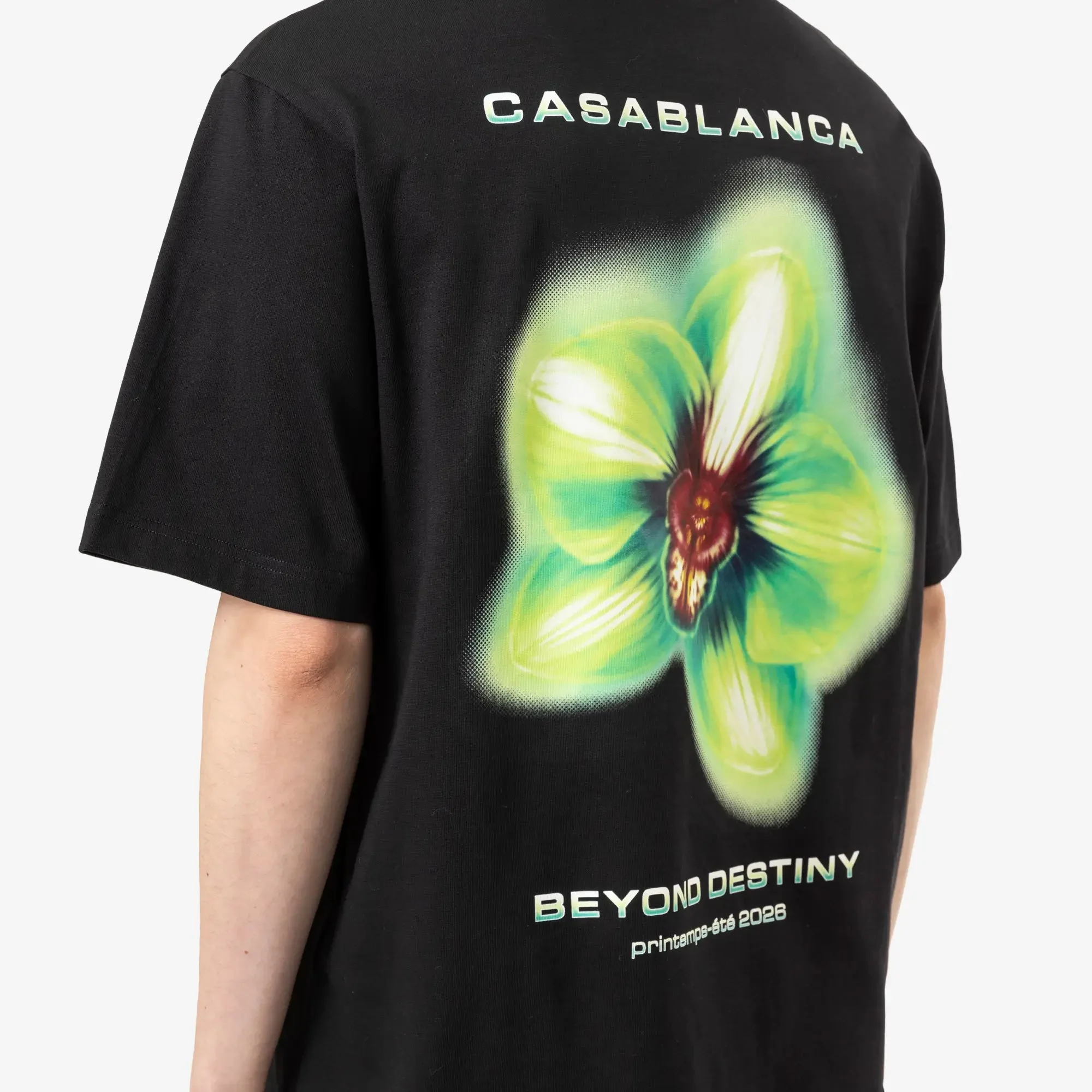 Glitch Orchid Oversize T-Shirt - Image 5