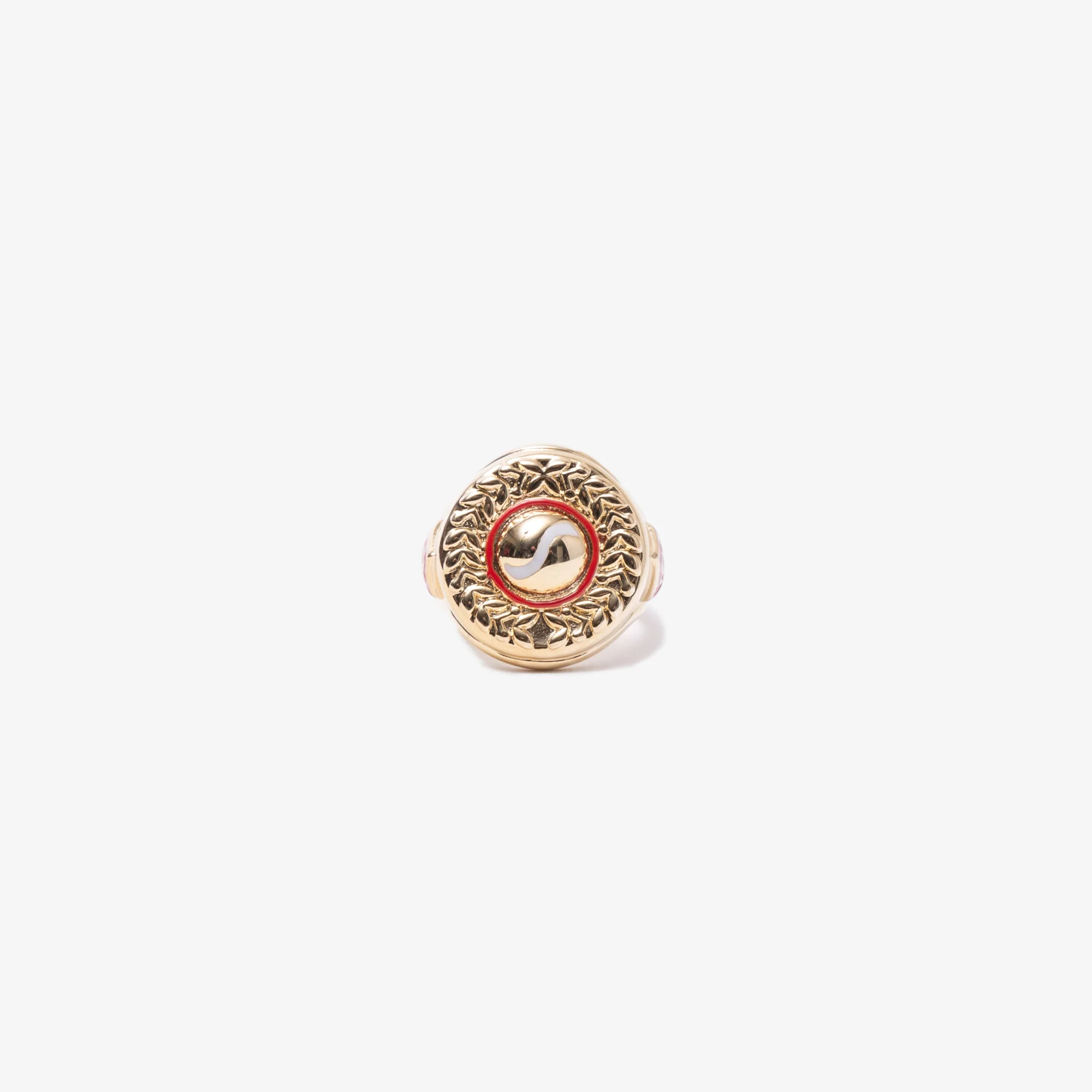Gold Plated Sports Medallion Ring - Image 3