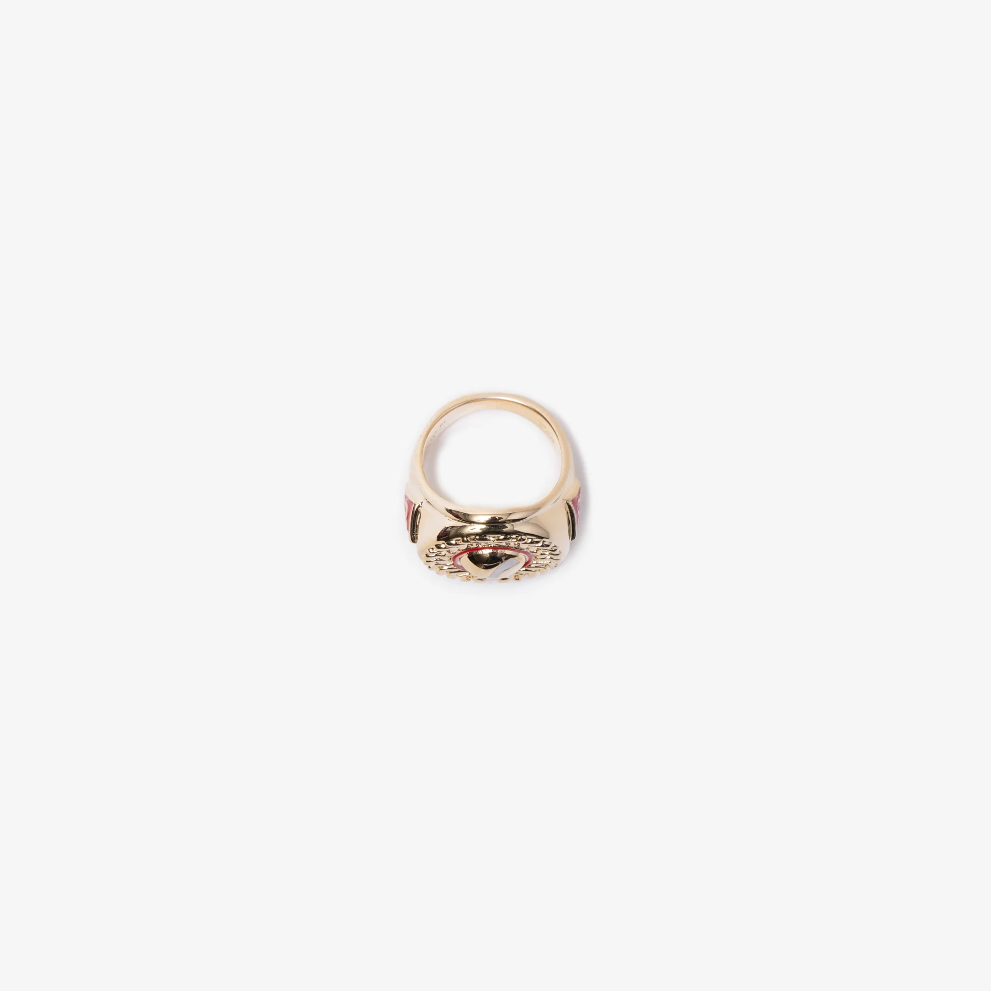 Gold Plated Sports Medallion Ring - Image 4