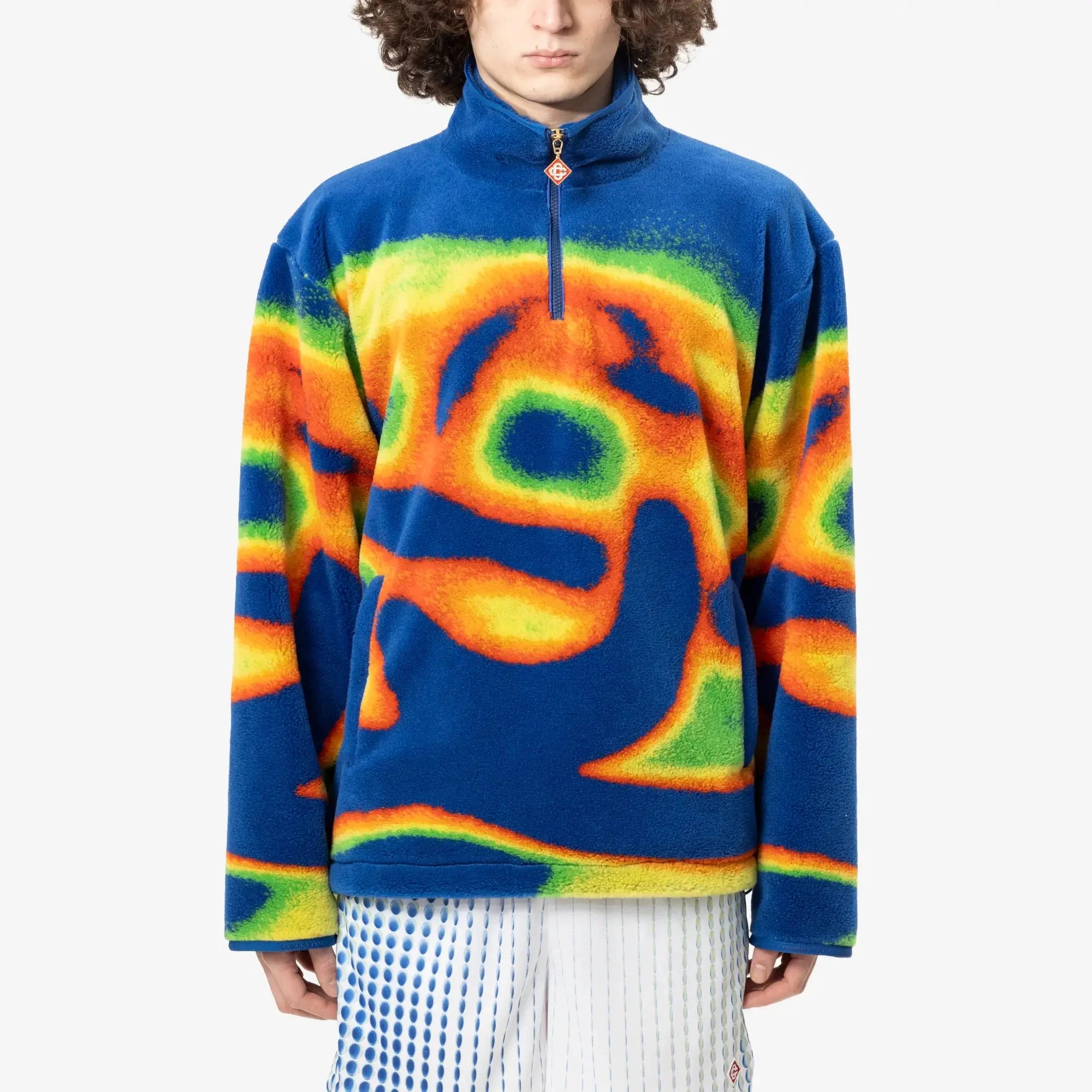 Heat Map Quarter Zip Fleece Jacket