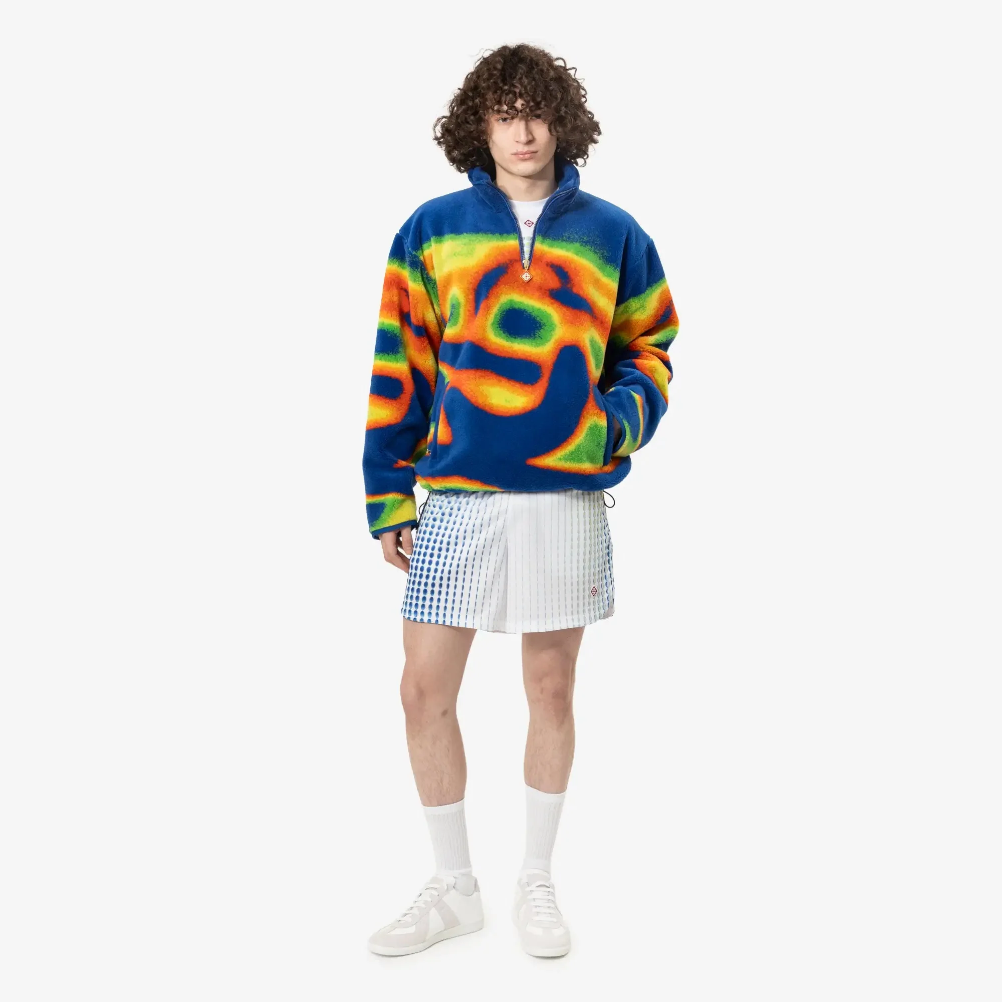 Heat Map Quarter Zip Fleece Jacket - Image 2