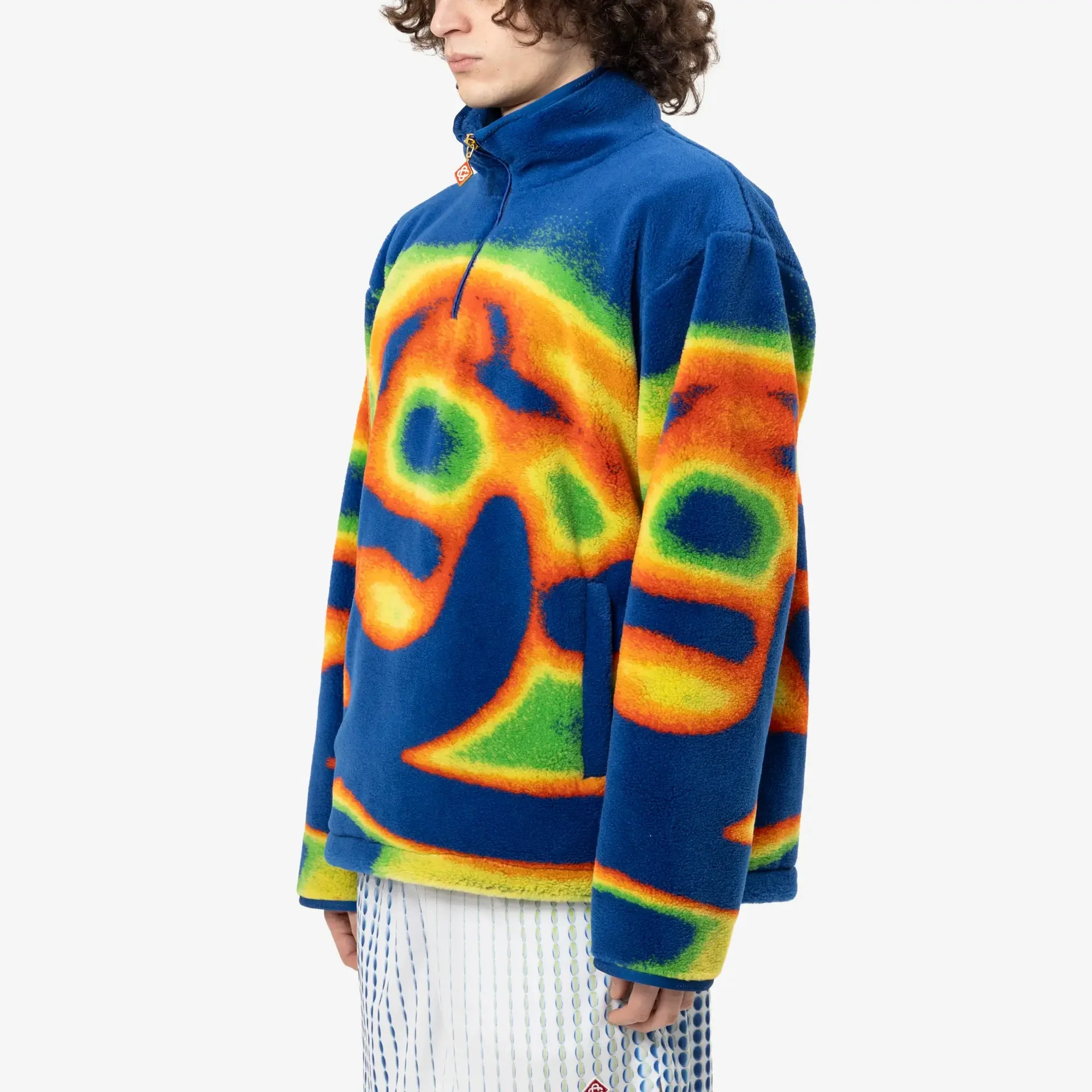 Heat Map Quarter Zip Fleece Jacket - Image 3