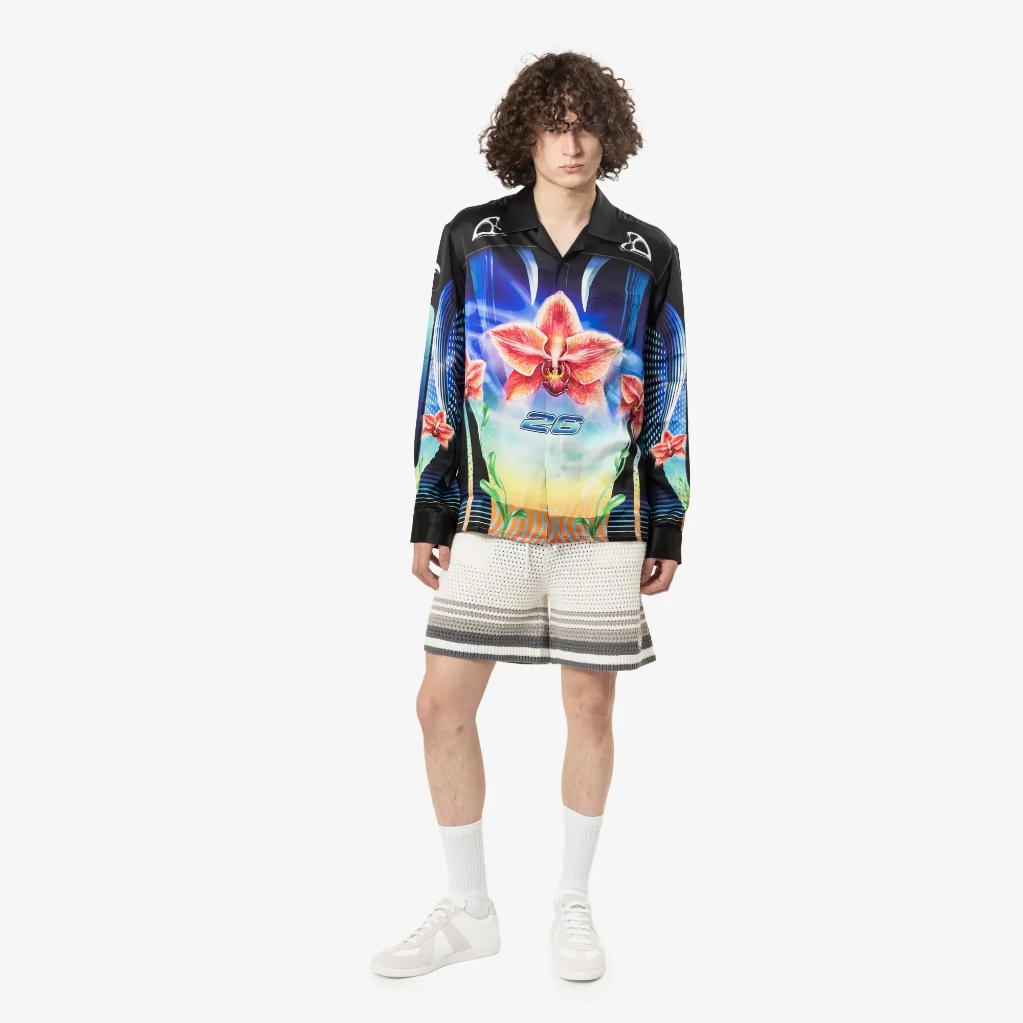 Orchid Racer Cuban Collar LS Shirt - Image 2