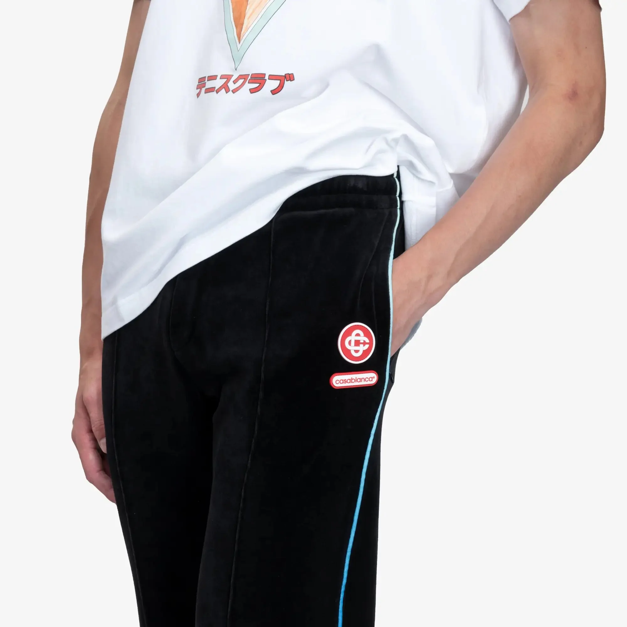Velour Track Pants - Image 5