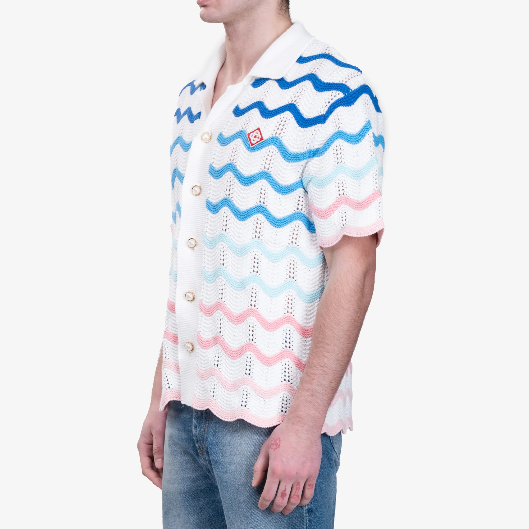 Wave Crotchet Shirt - Image 3
