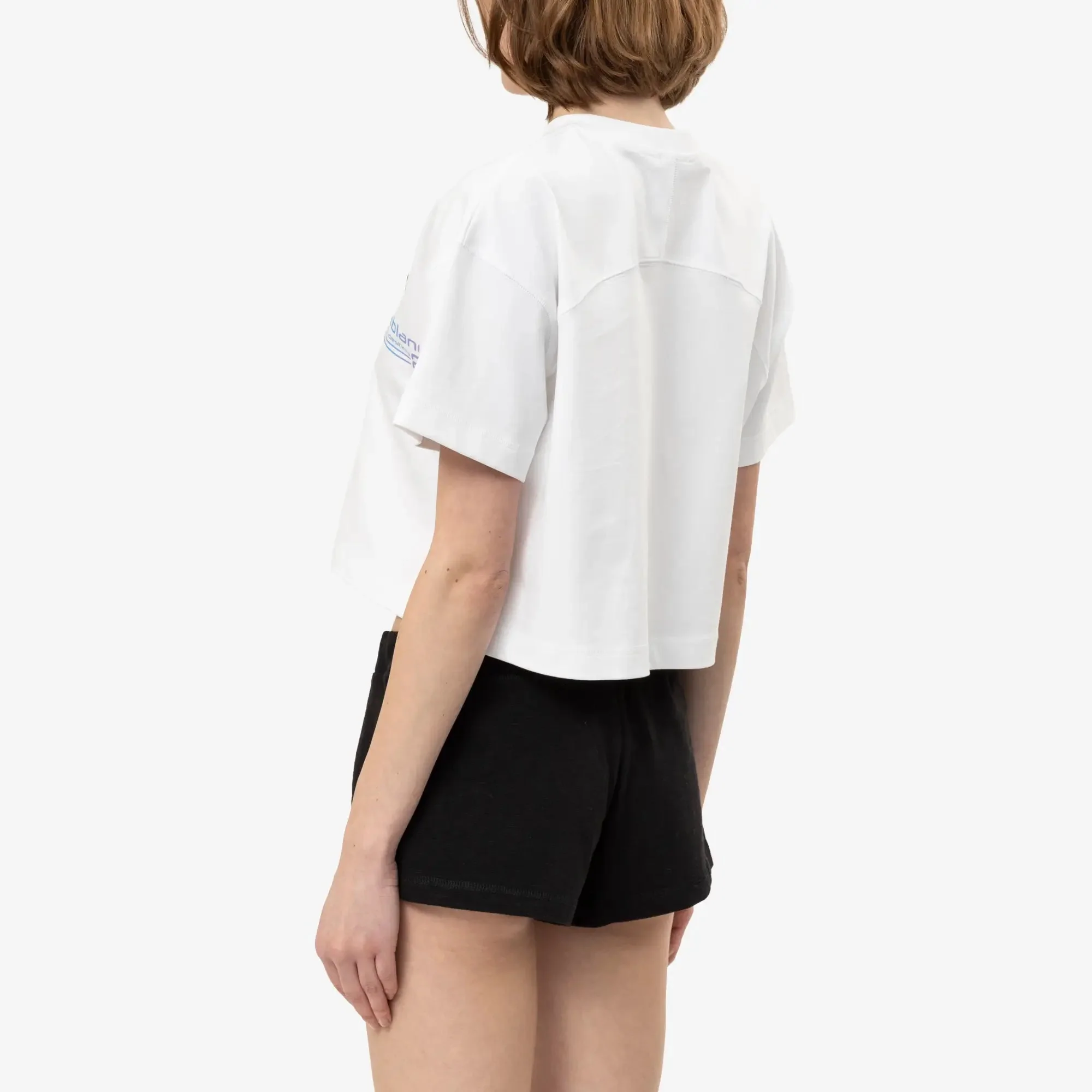 Womens Butterfly Boxy Cropped T-Shirt - Image 4