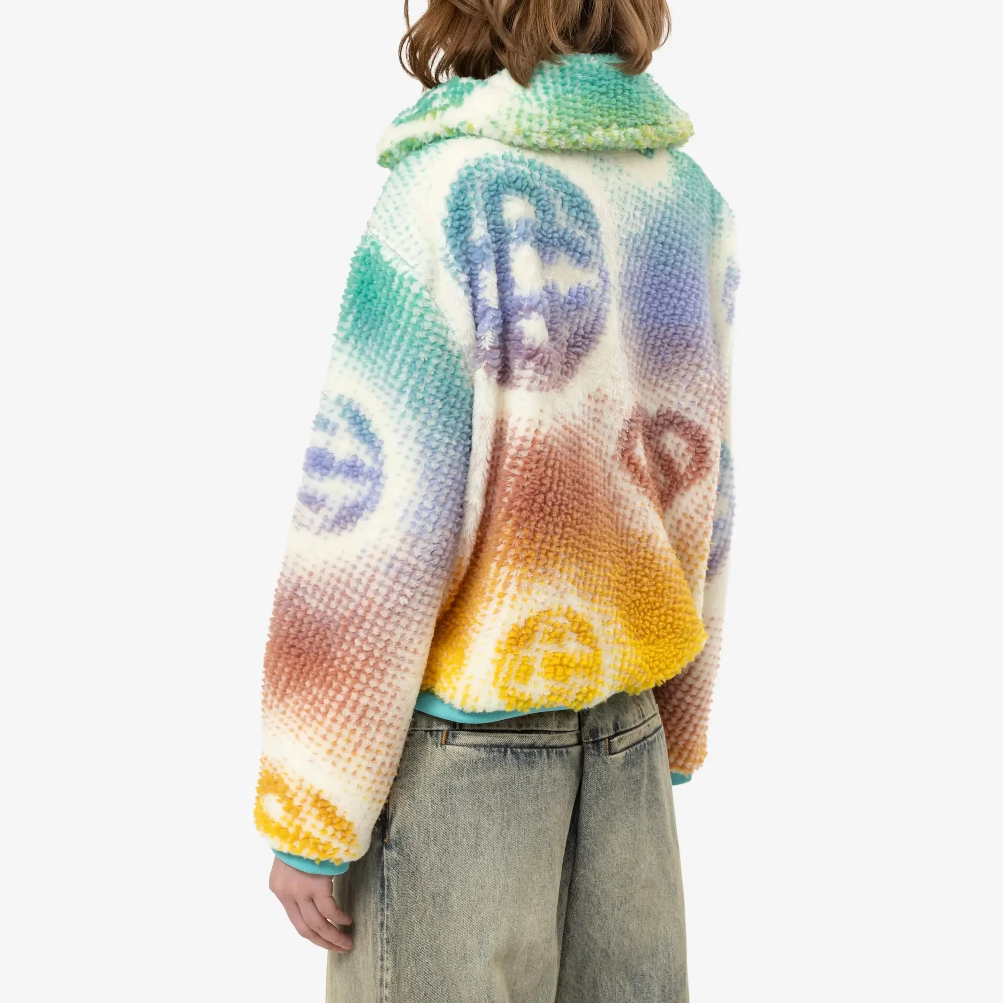 Womens Monogram Fleece Jacket - Image 4
