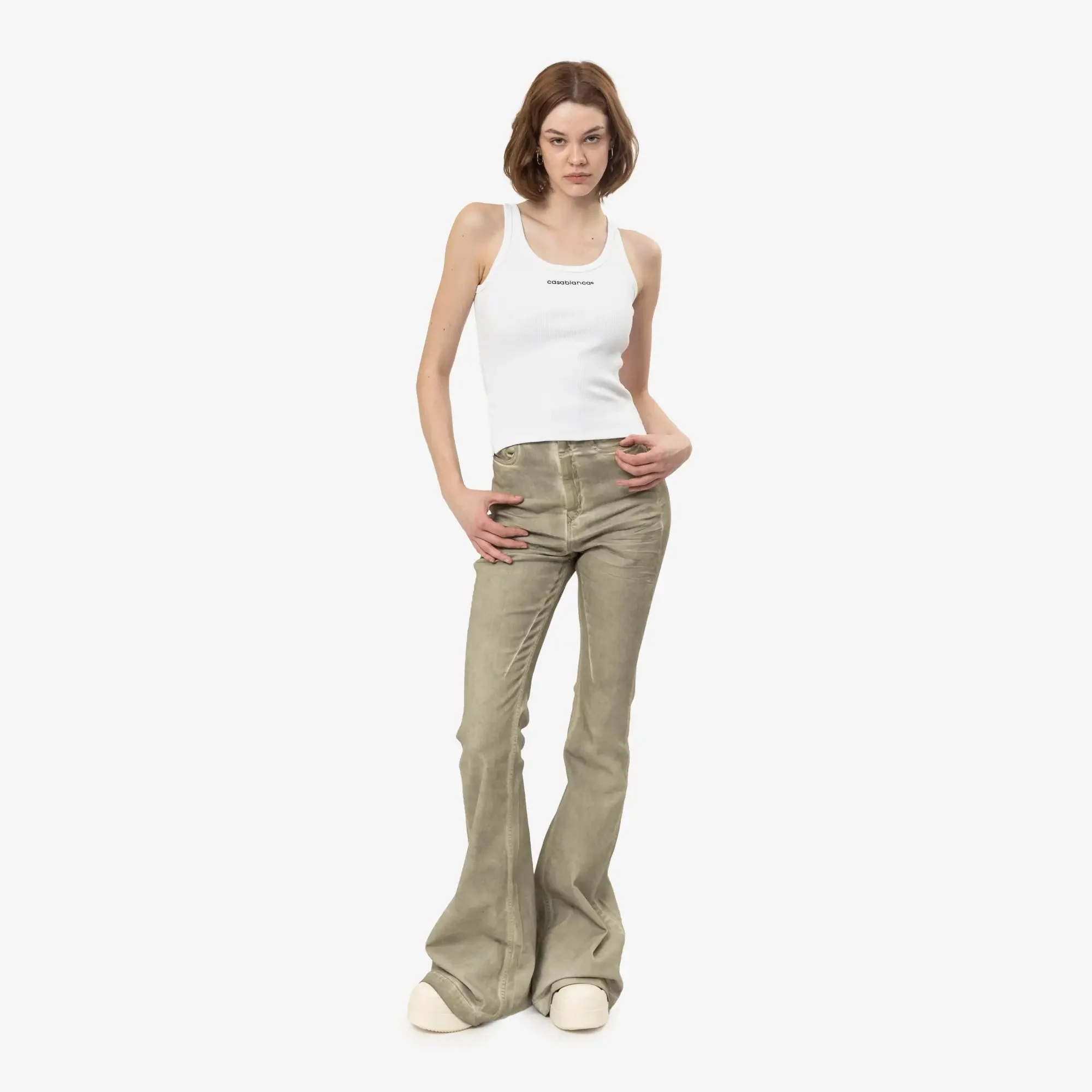 Womens Ribbed Tank Top - Image 2