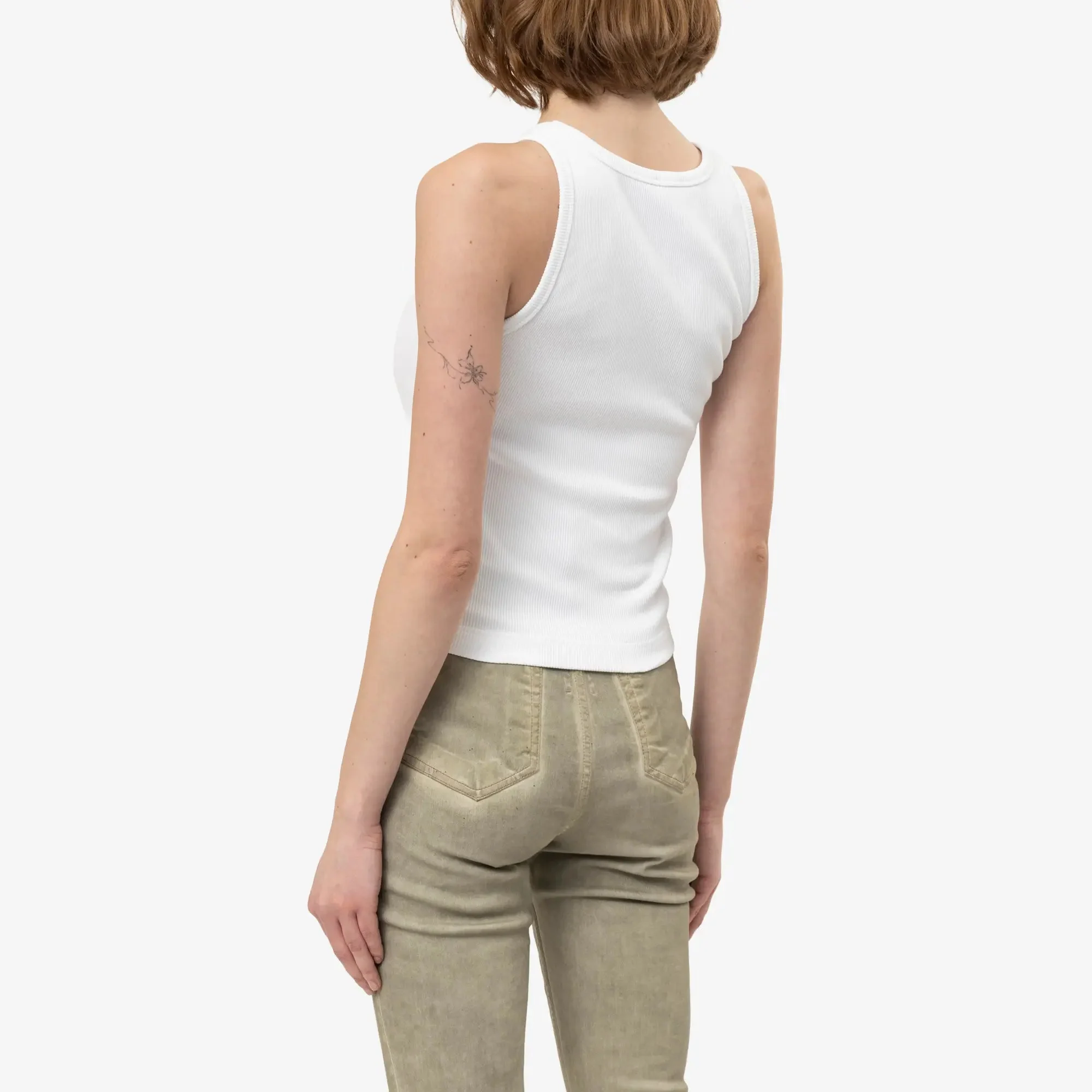 Womens Ribbed Tank Top - Image 4