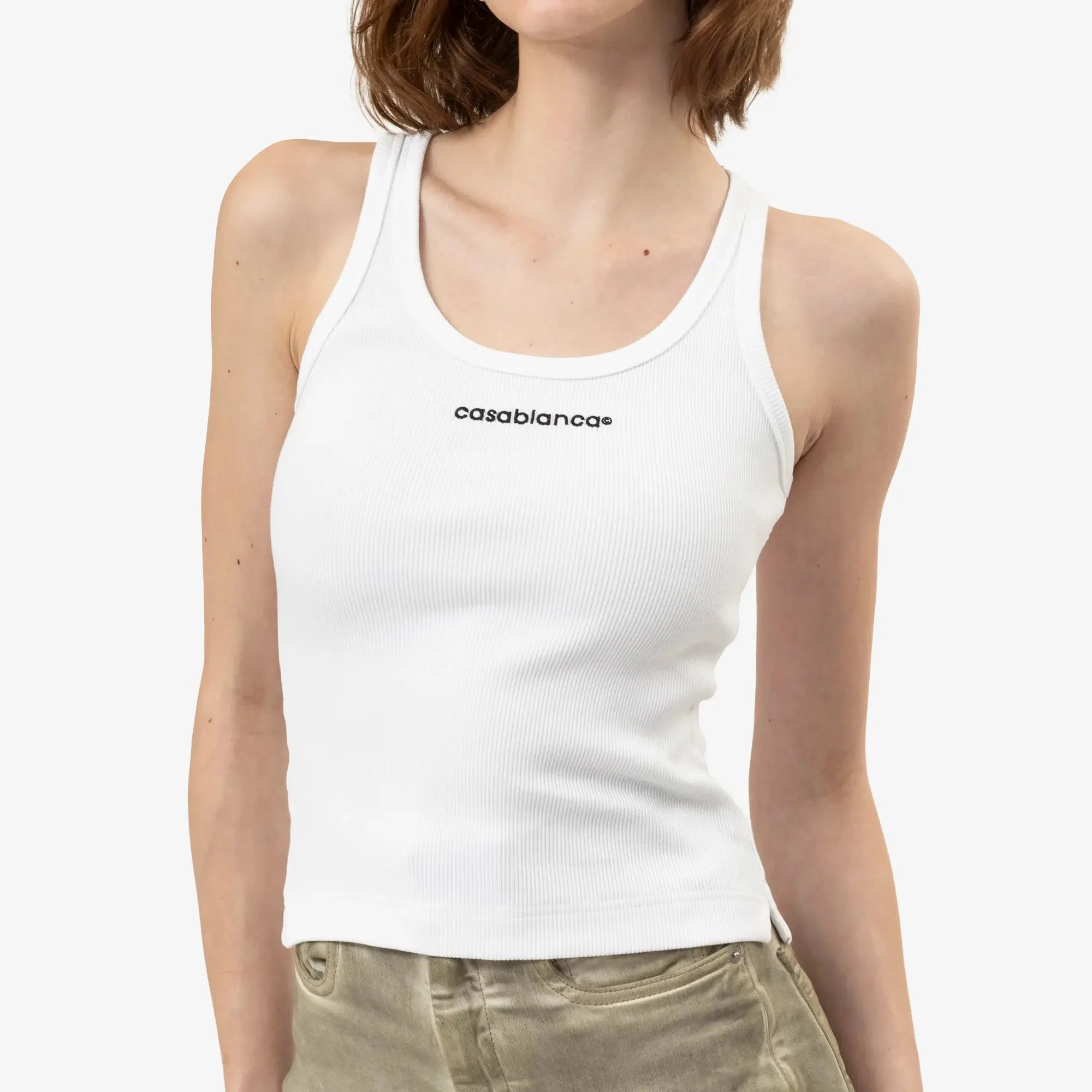 Womens Ribbed Tank Top - Image 5
