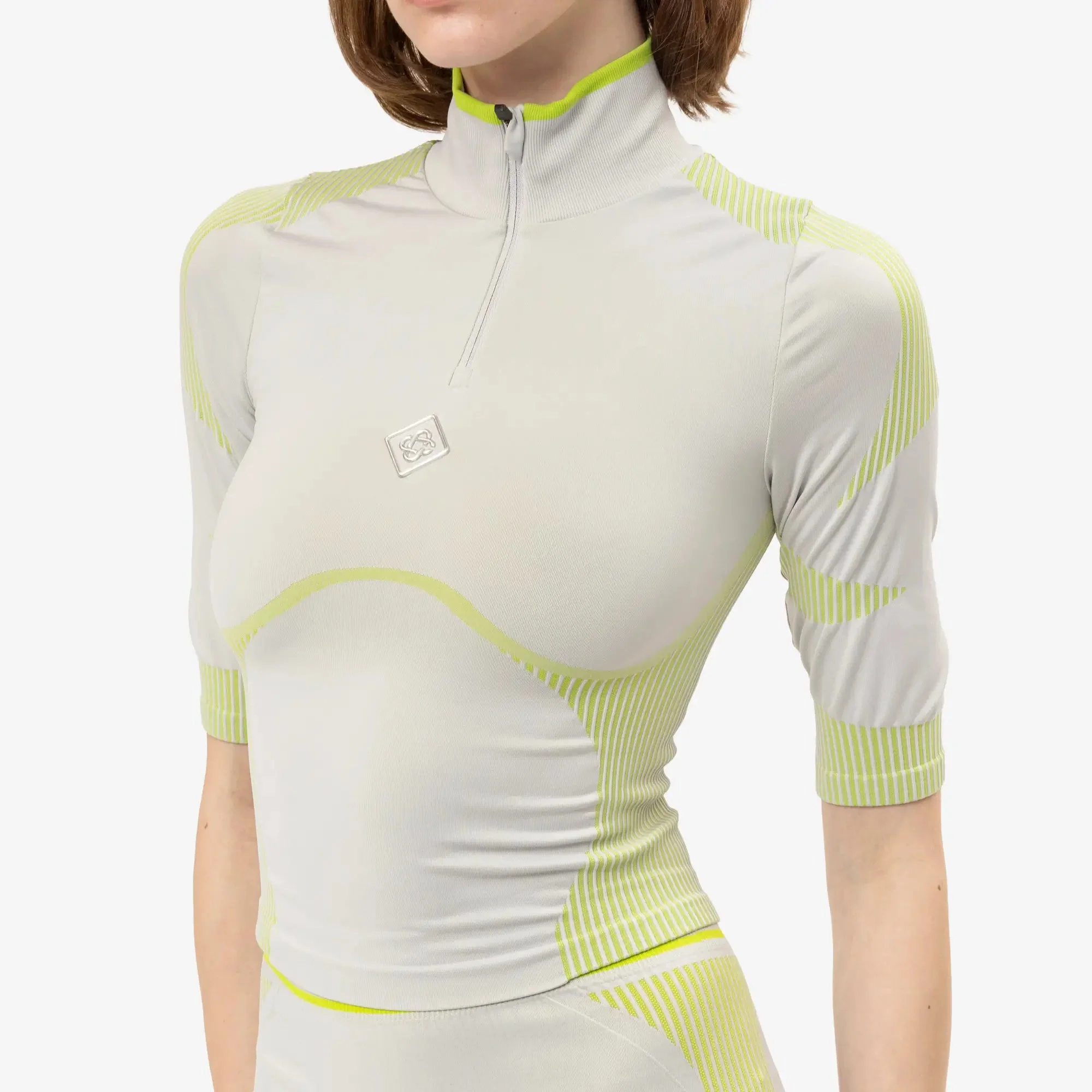 Womens Seamless Quarter Zip Top - Image 5