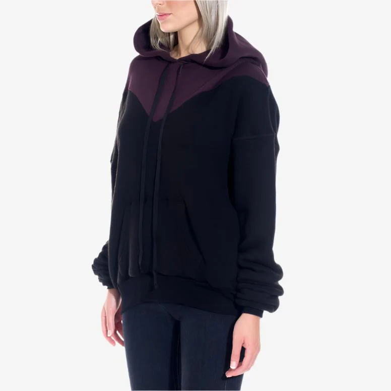Womens Cashmere Blend Hybrid Hoody - Image 3