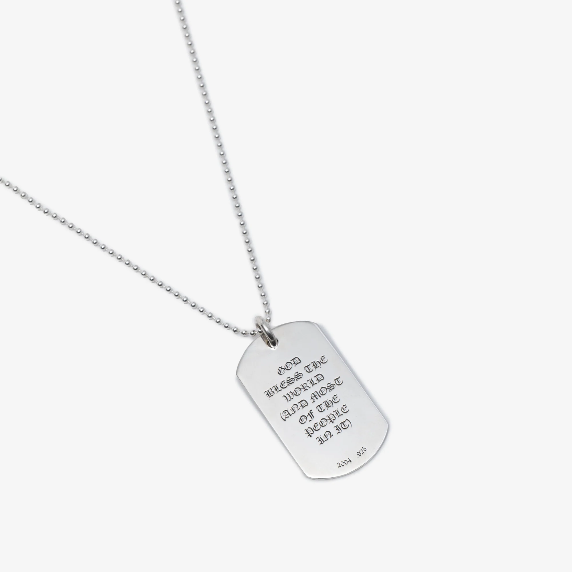 CH Cemetery Crosses Dog Tag Necklace - Image 2