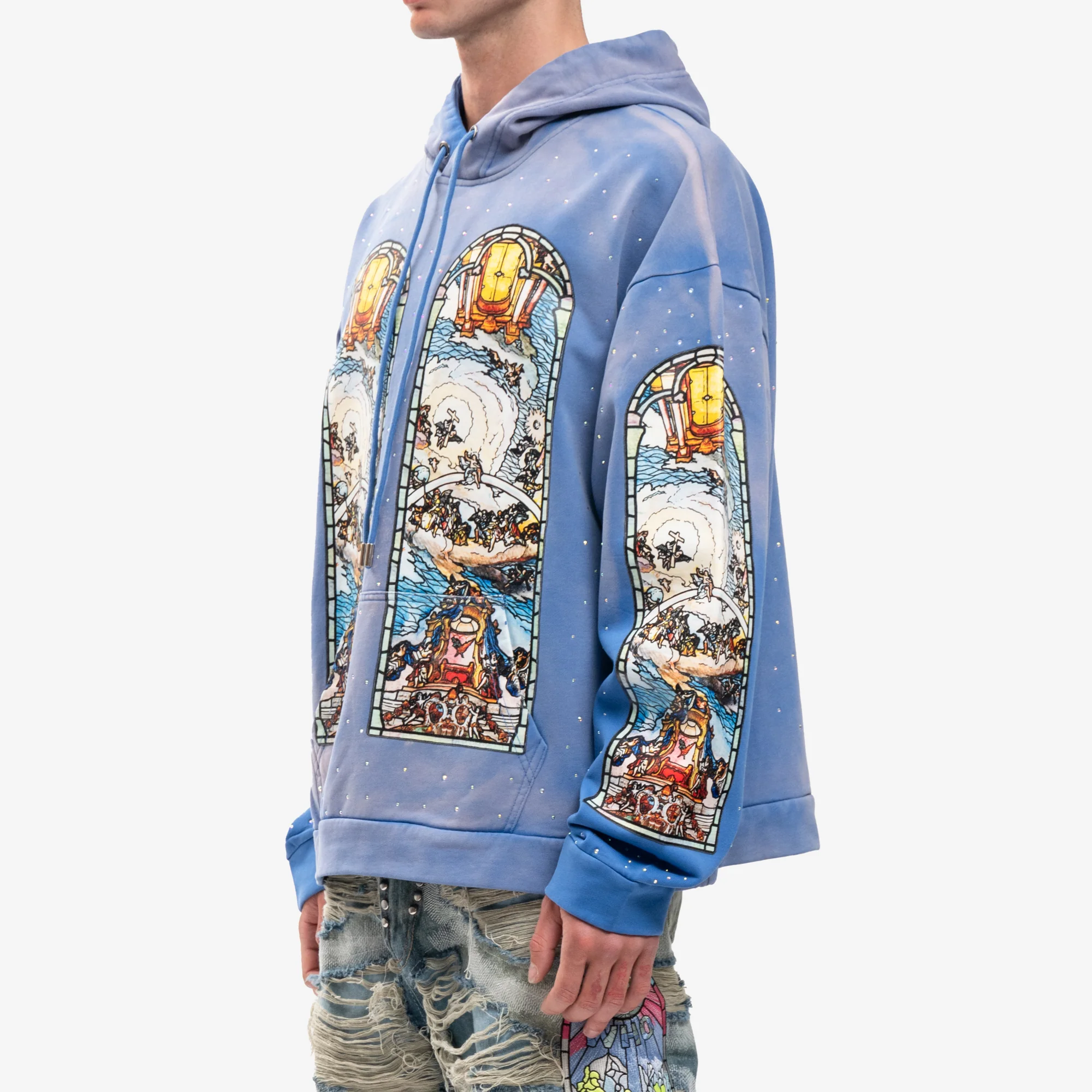 Chalice Embroidered Hoody - Image 3