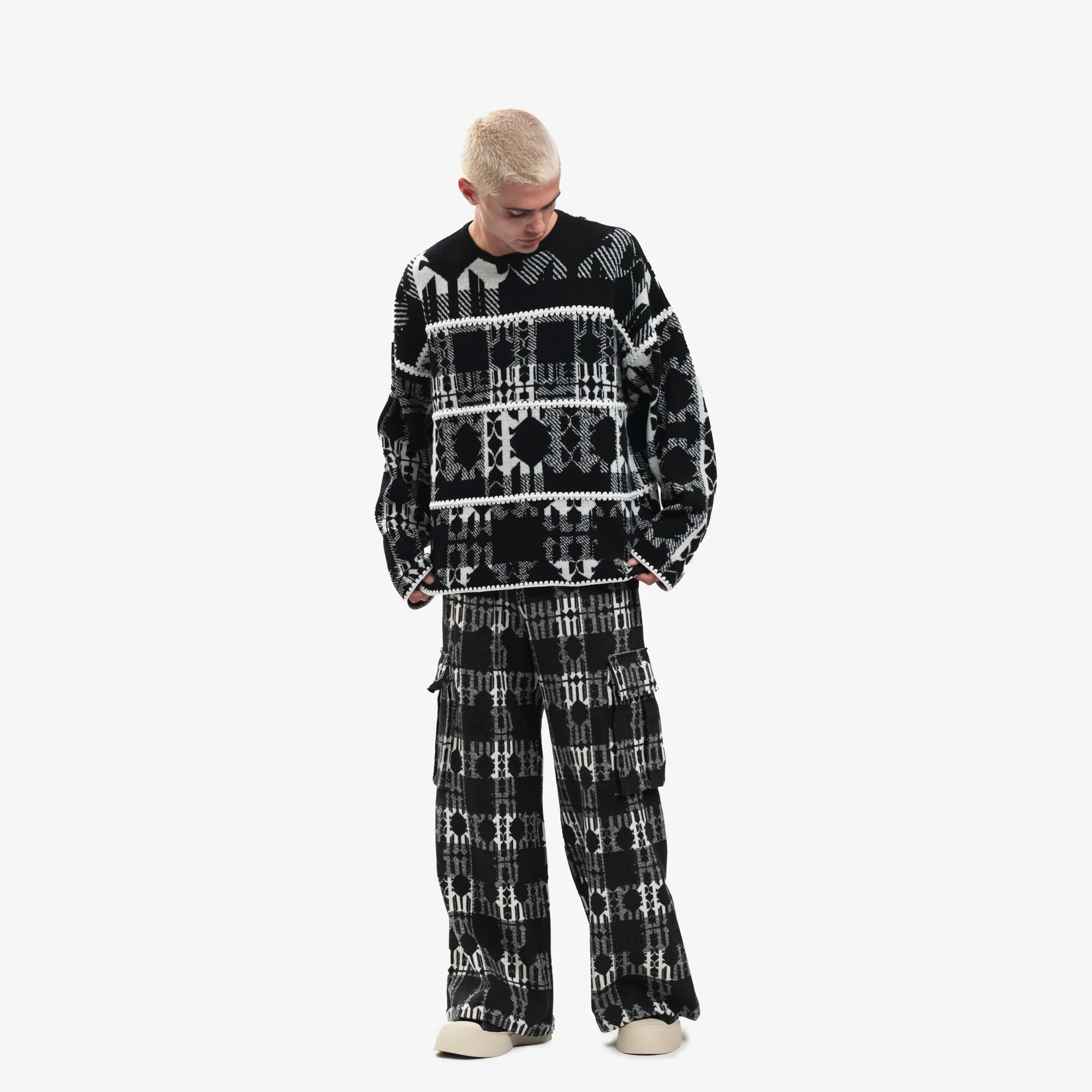 Check Monogram Sweater - Image 2