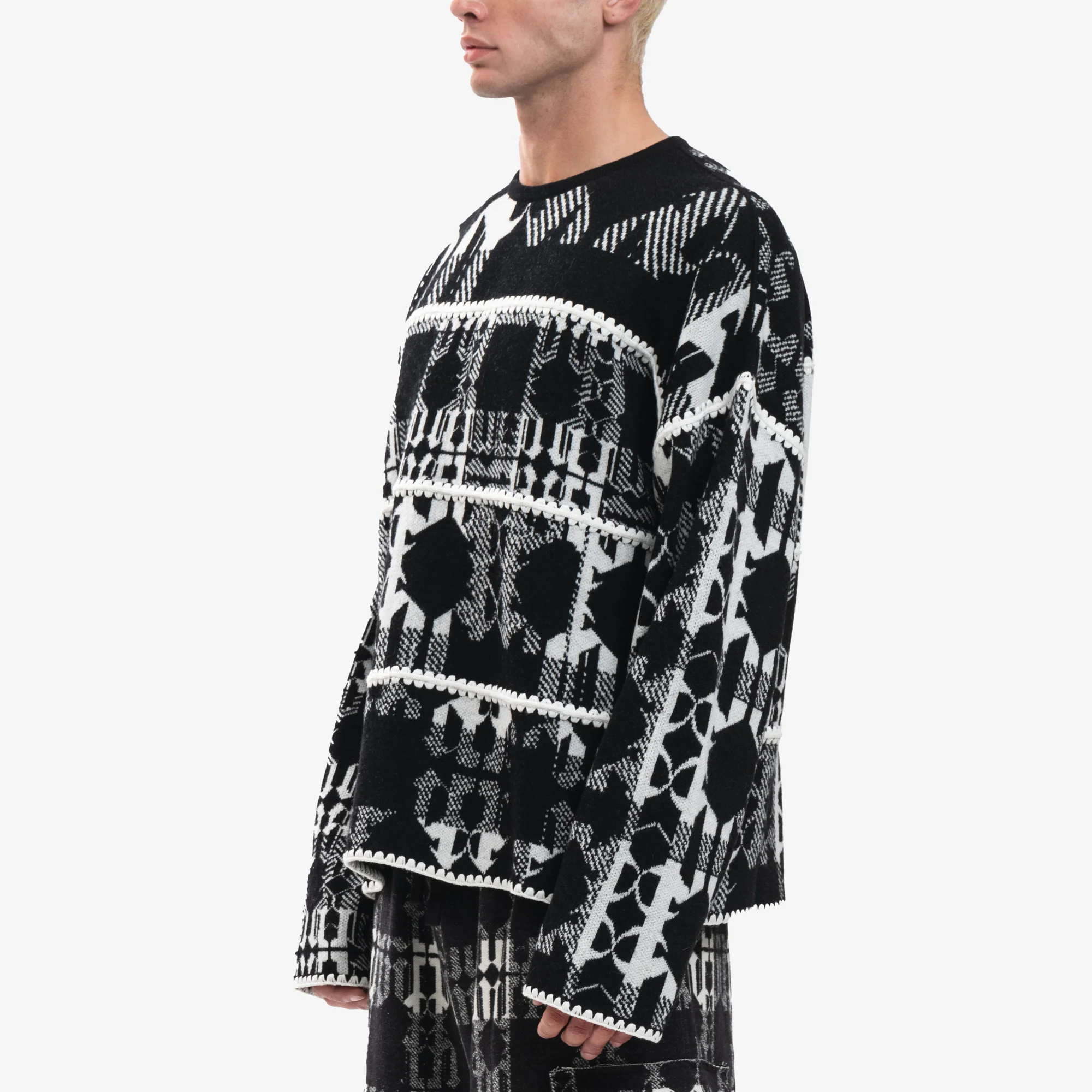 Check Monogram Sweater - Image 3