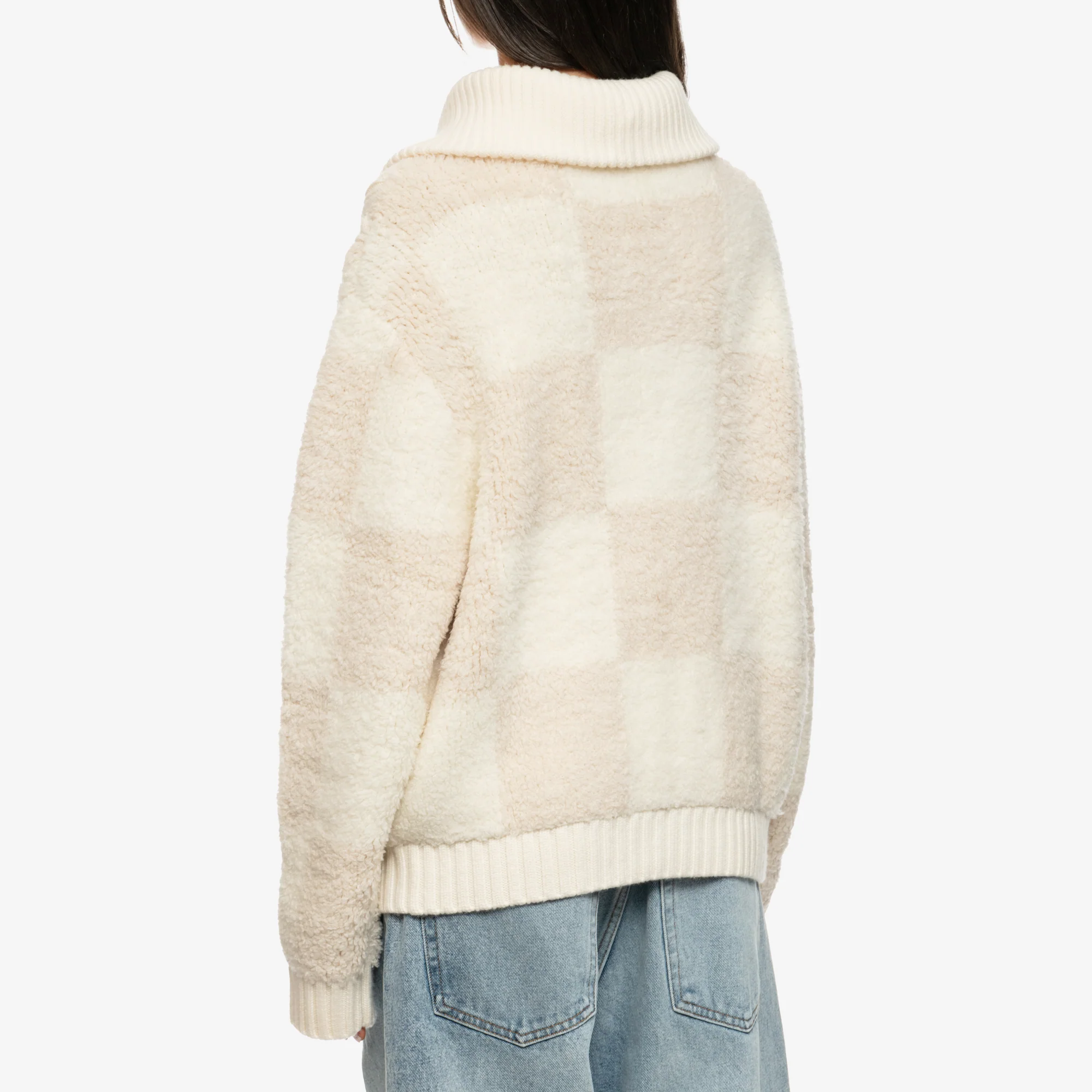 Checked Boucle Cardigan - Image 8
