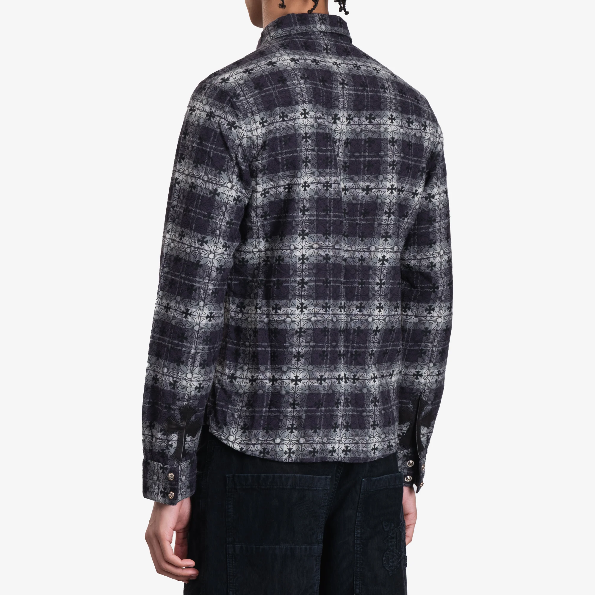 Loose Ends Cross Patch Flannel Shirt - Image 4
