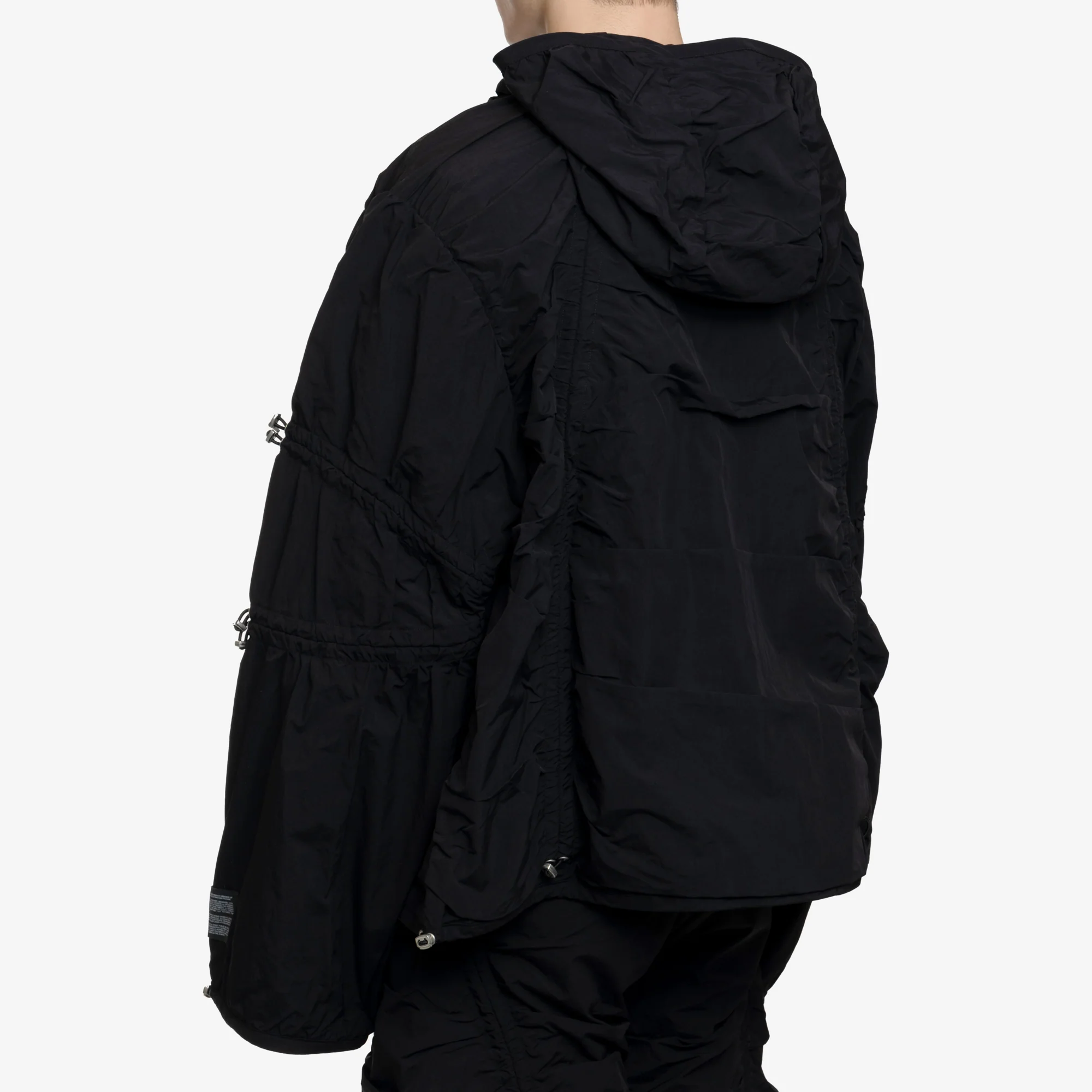 Cinched Nylon Hooded Jacket - Image 4