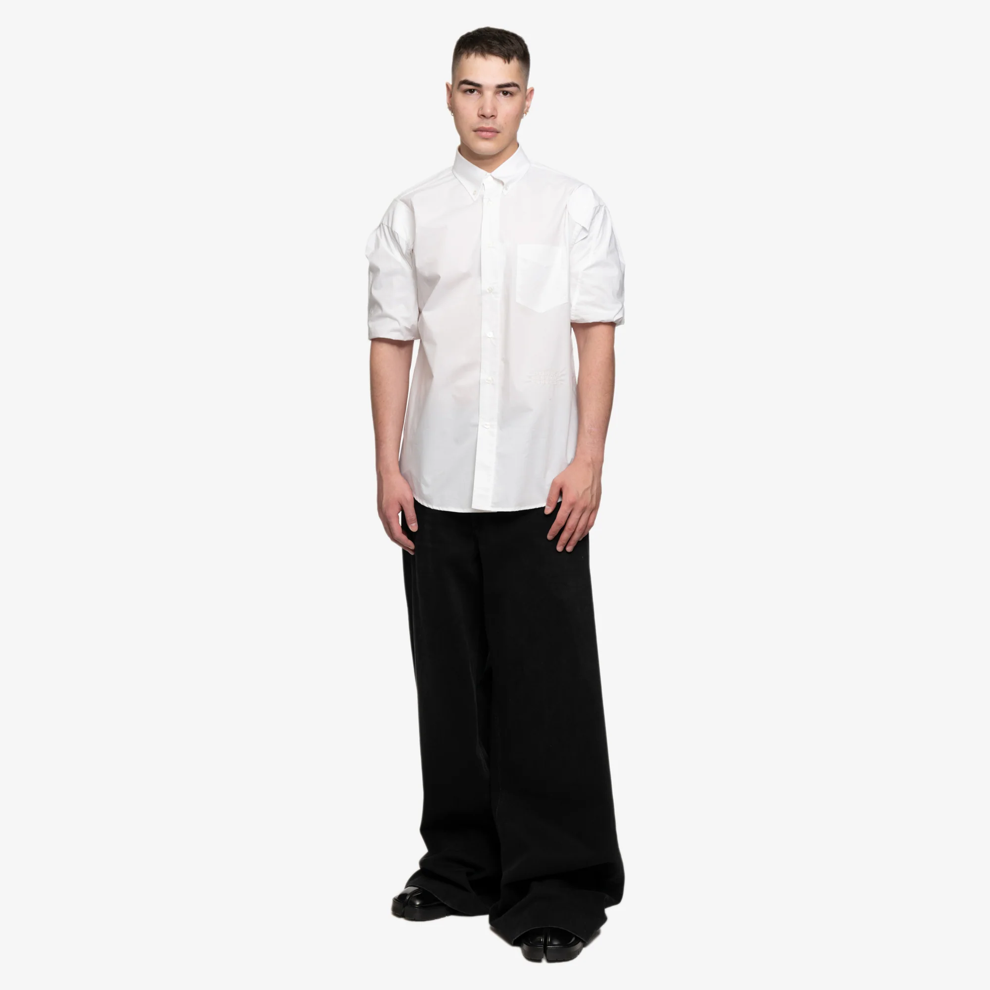 Cinched Sleeve SS Shirt - Image 2