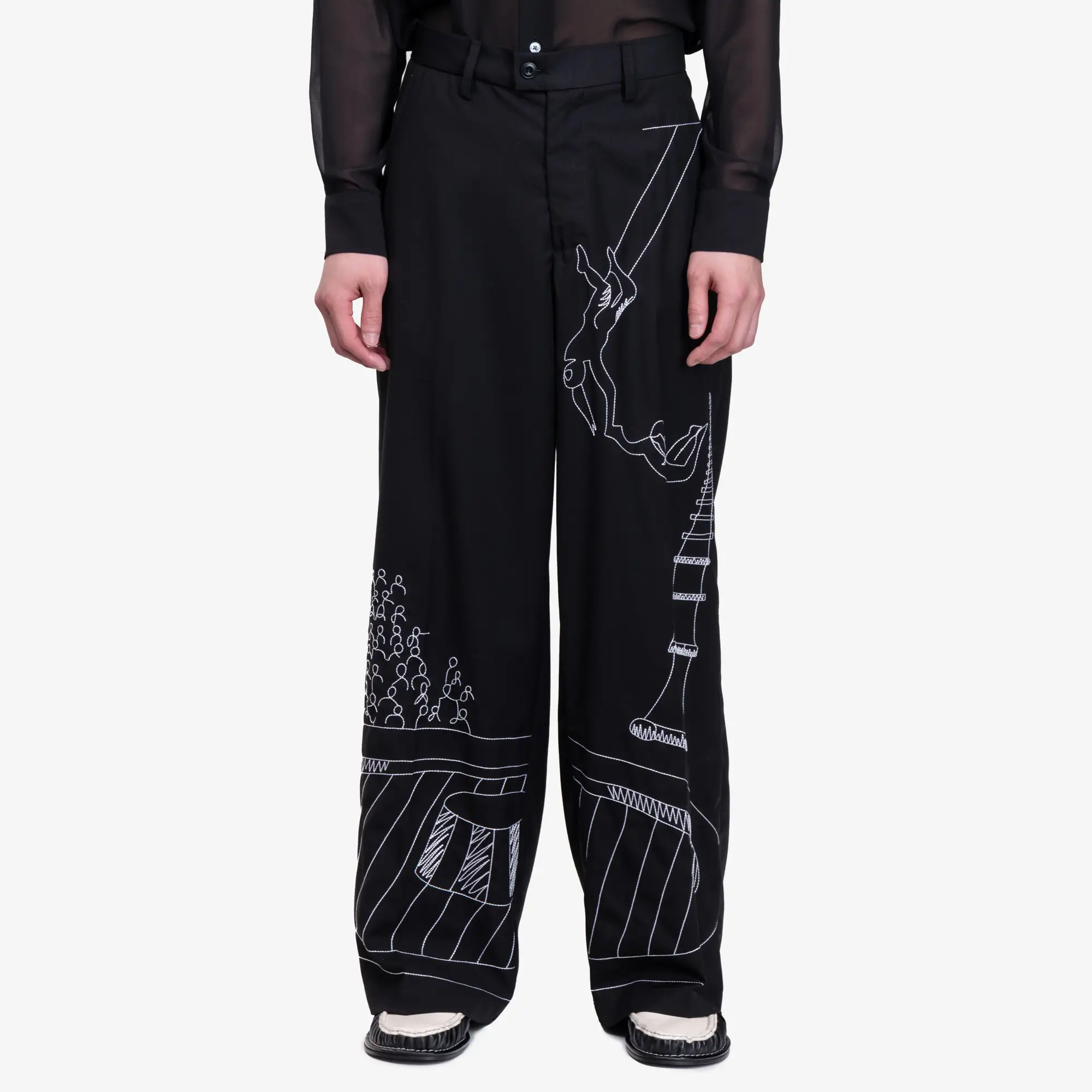 Circus Sketch Baggy Pants