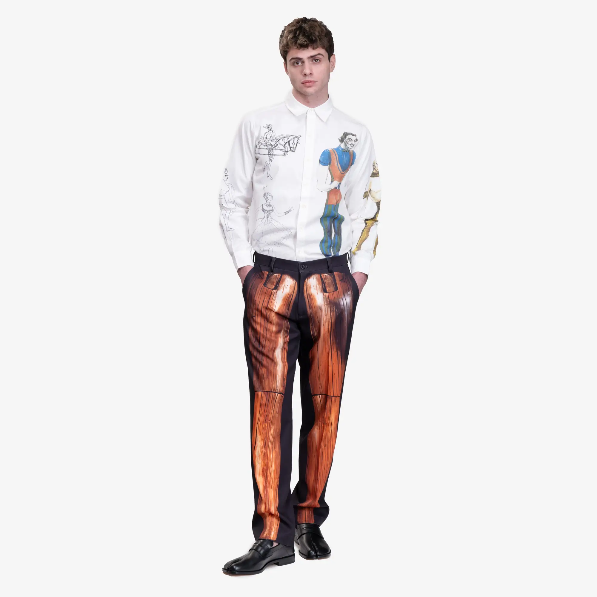 Cirque Doodles Button Up Shirt - Image 2