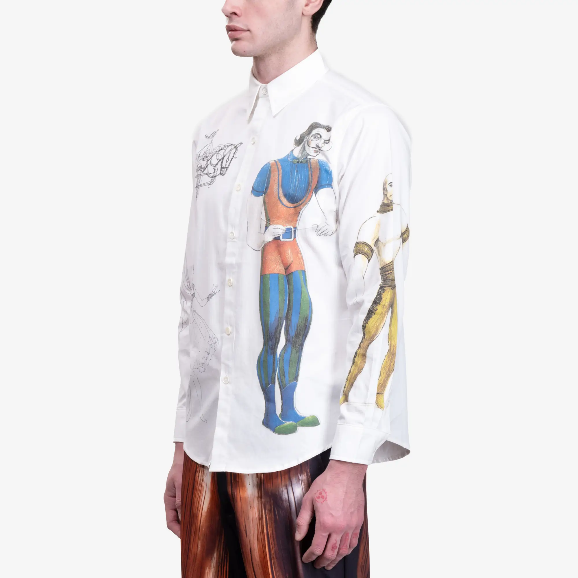 Cirque Doodles Button Up Shirt - Image 3