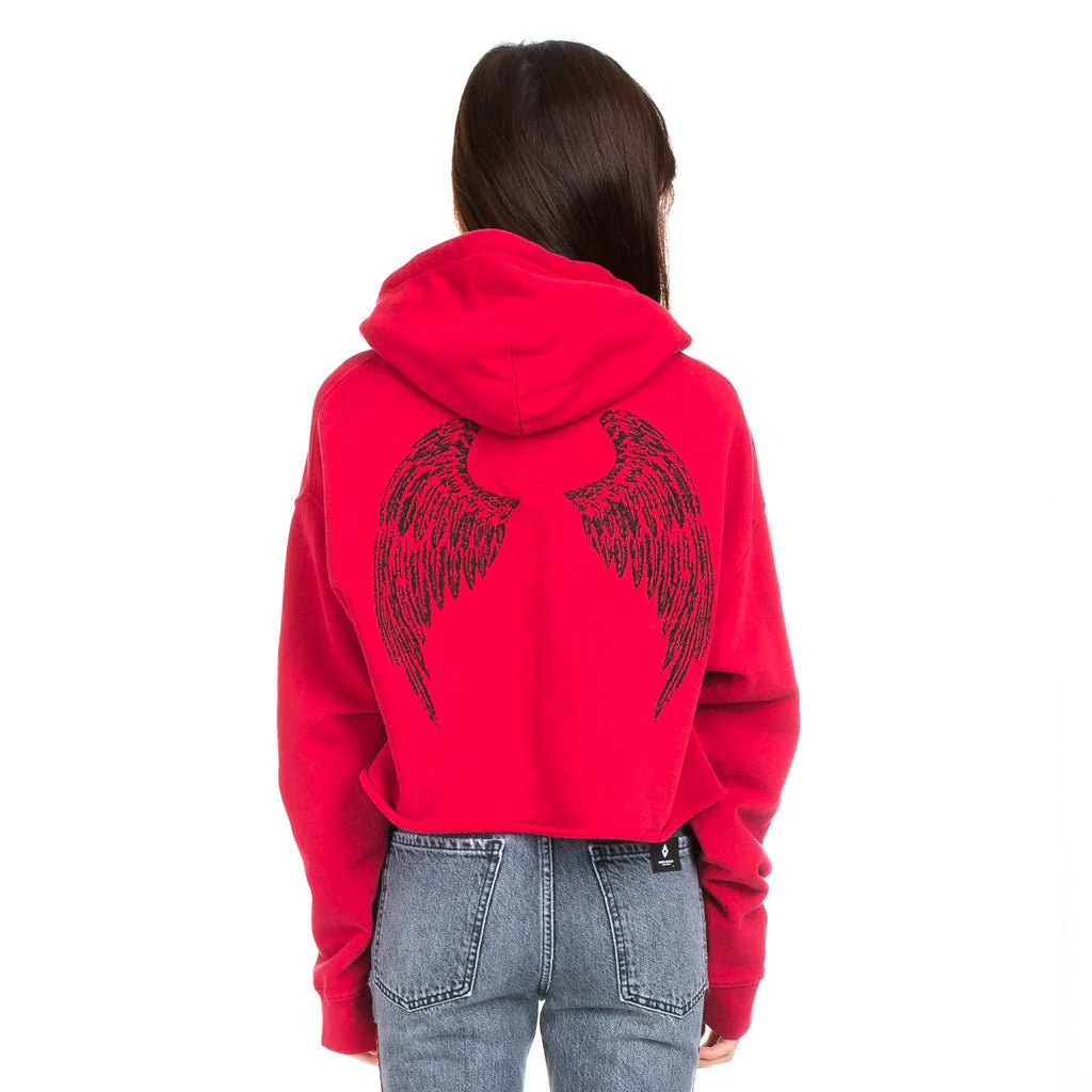 Womens City of Angels Cropped Hoody - Image 2