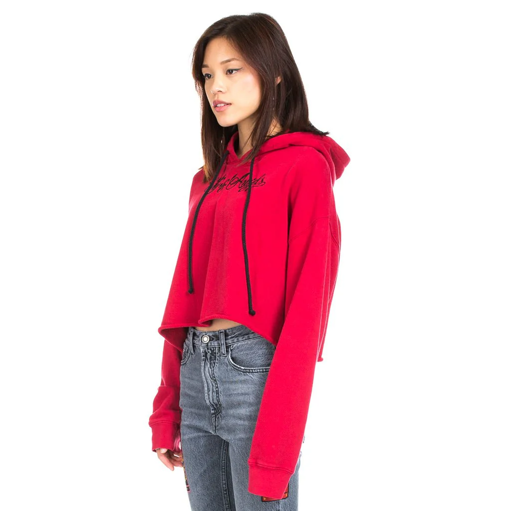 Womens City of Angels Cropped Hoody - Image 3