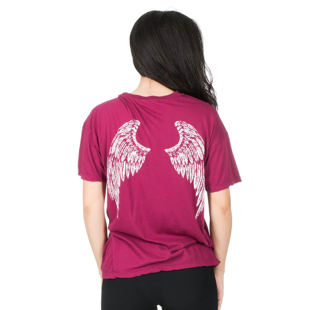 Womens City of Angels Wings T-Shirt - Image 2