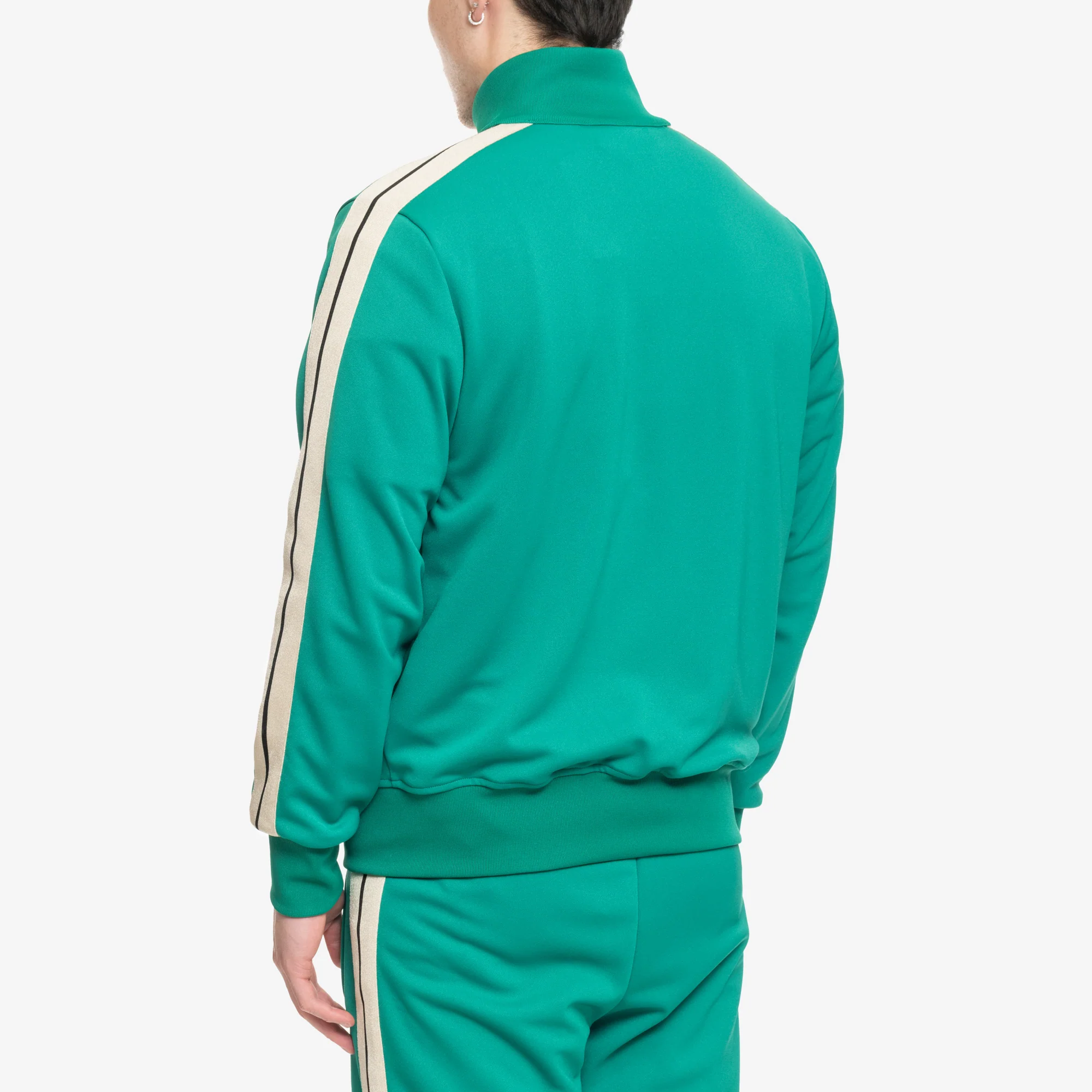 Classic Logo Green Track Jacket - Image 4
