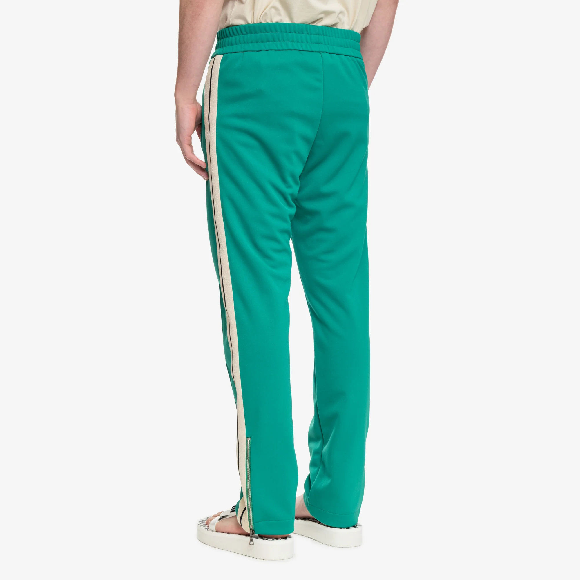 Classic Logo Green Track Pants - Image 4