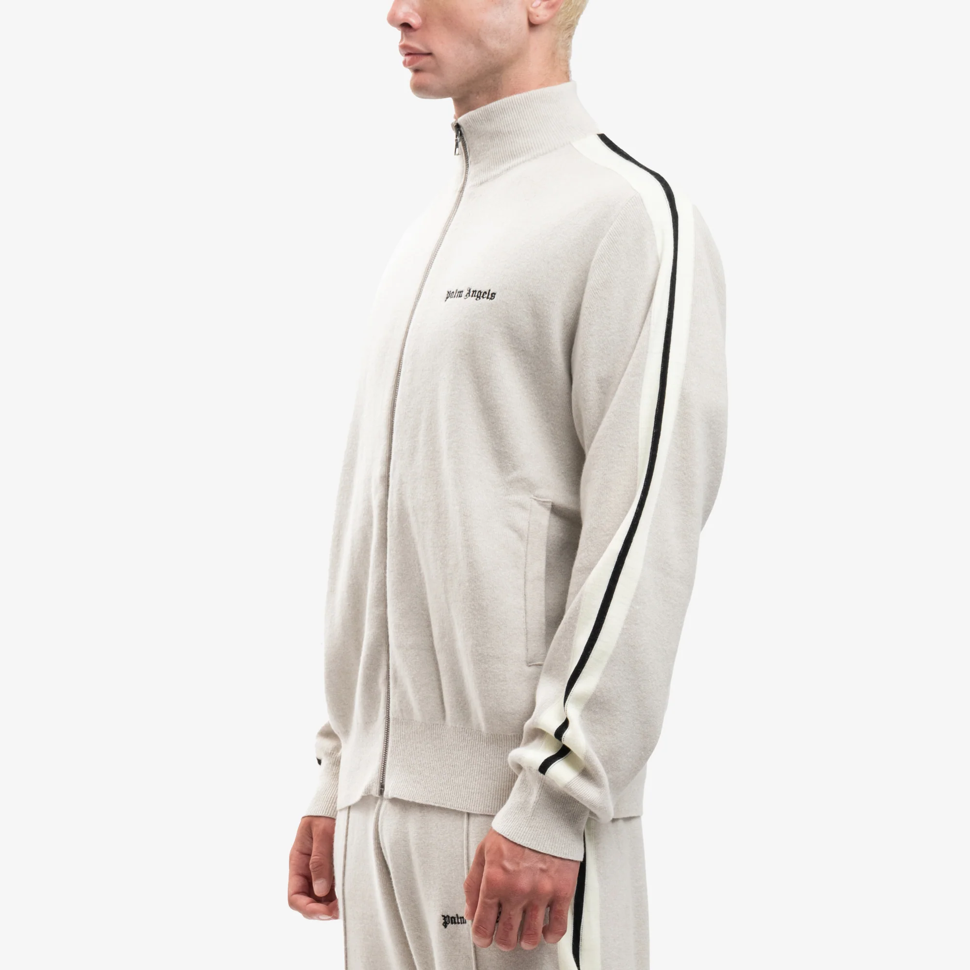Classic Logo Knit Track Jacket - Image 3