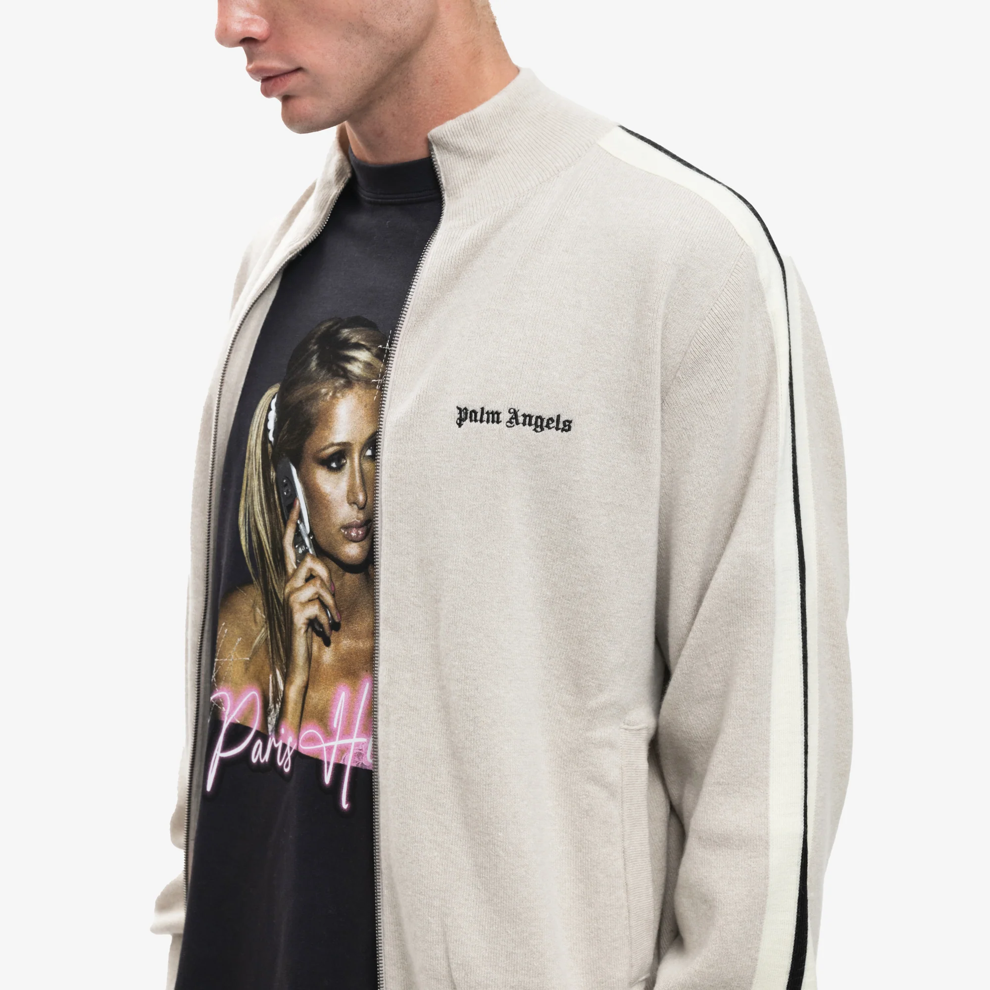 Classic Logo Knit Track Jacket - Image 5
