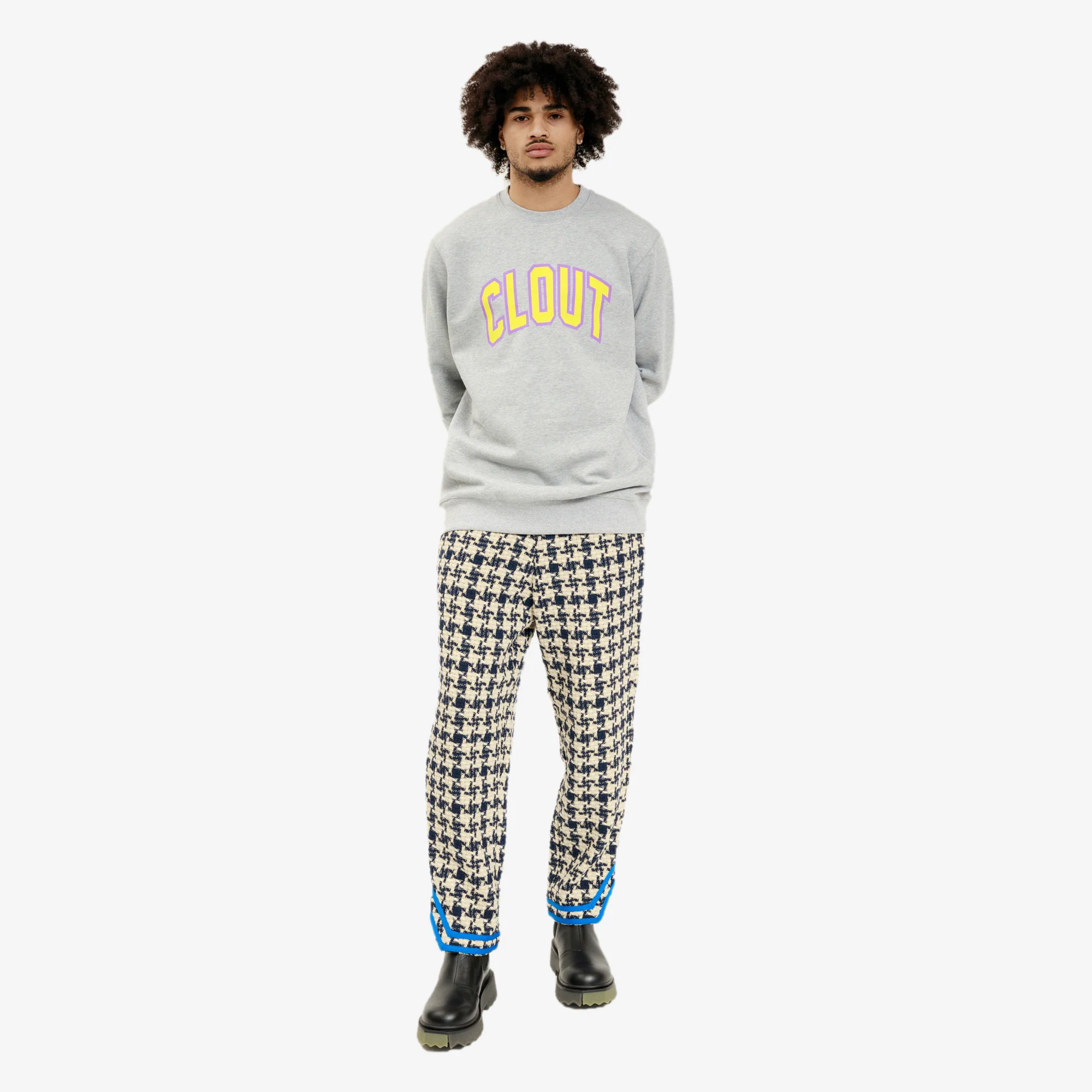 Clout Grey Sweatshirt - Image 2