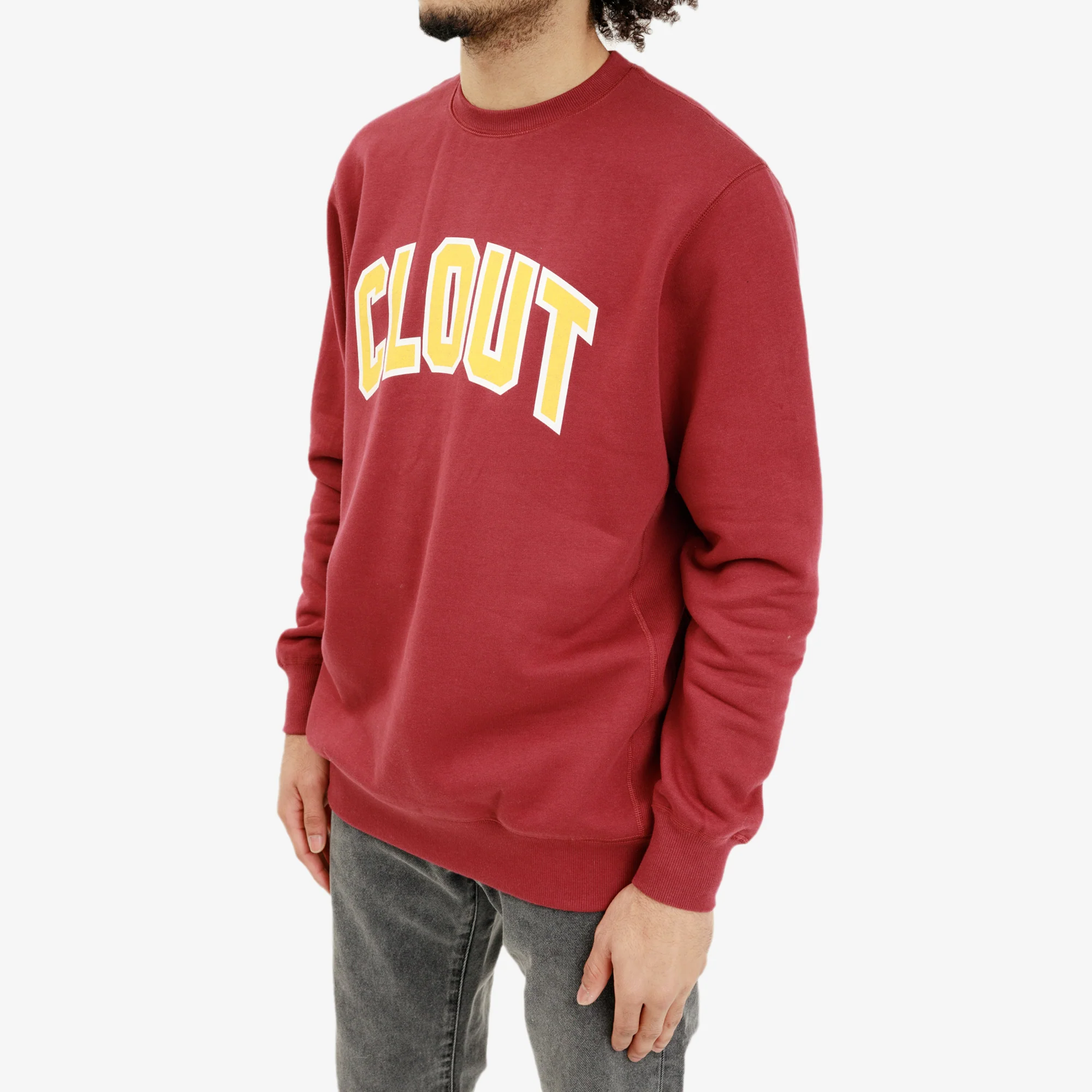 Clout Burgundy Sweatshirt - Image 3