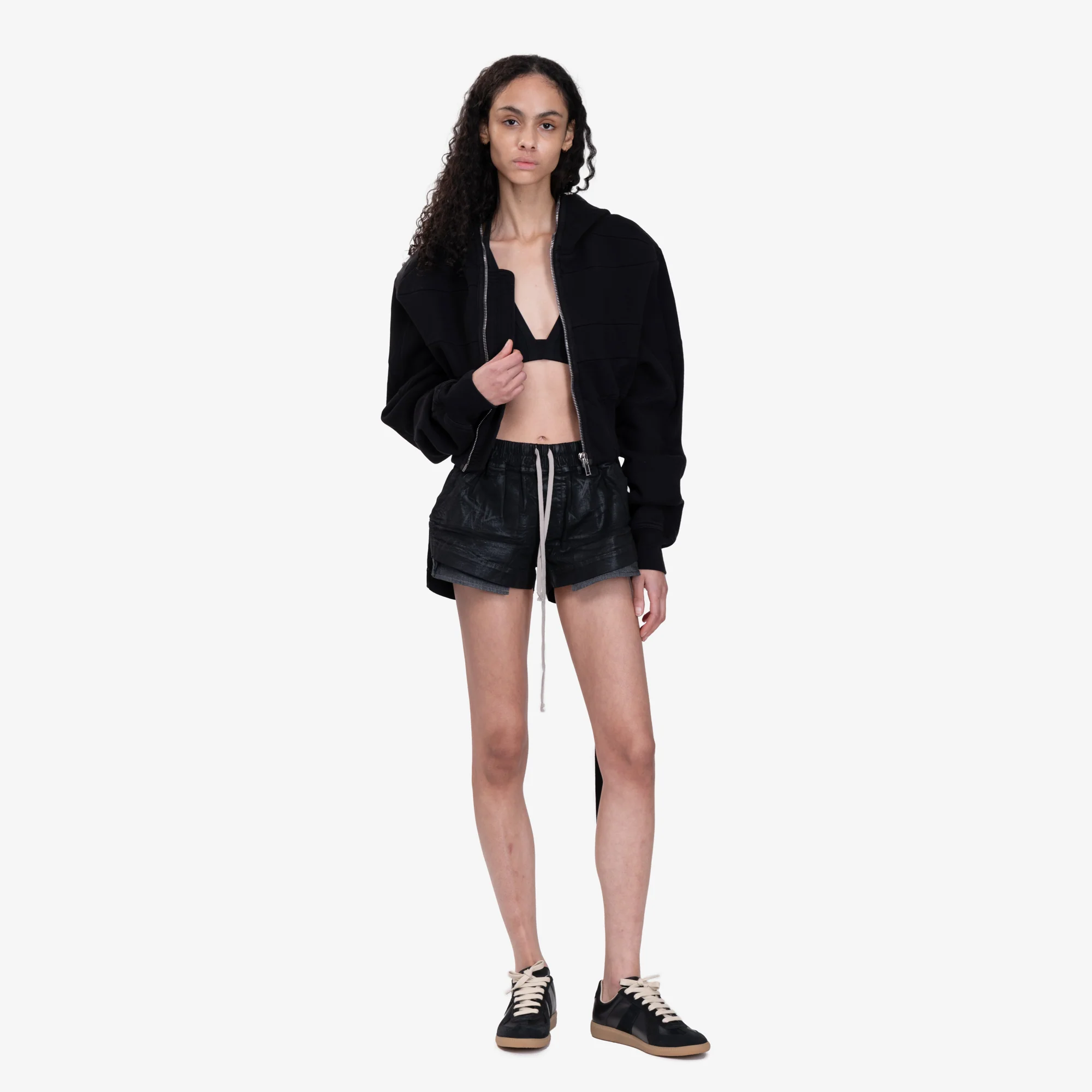 Womens Collage Gimp Zip Hoody - Image 2