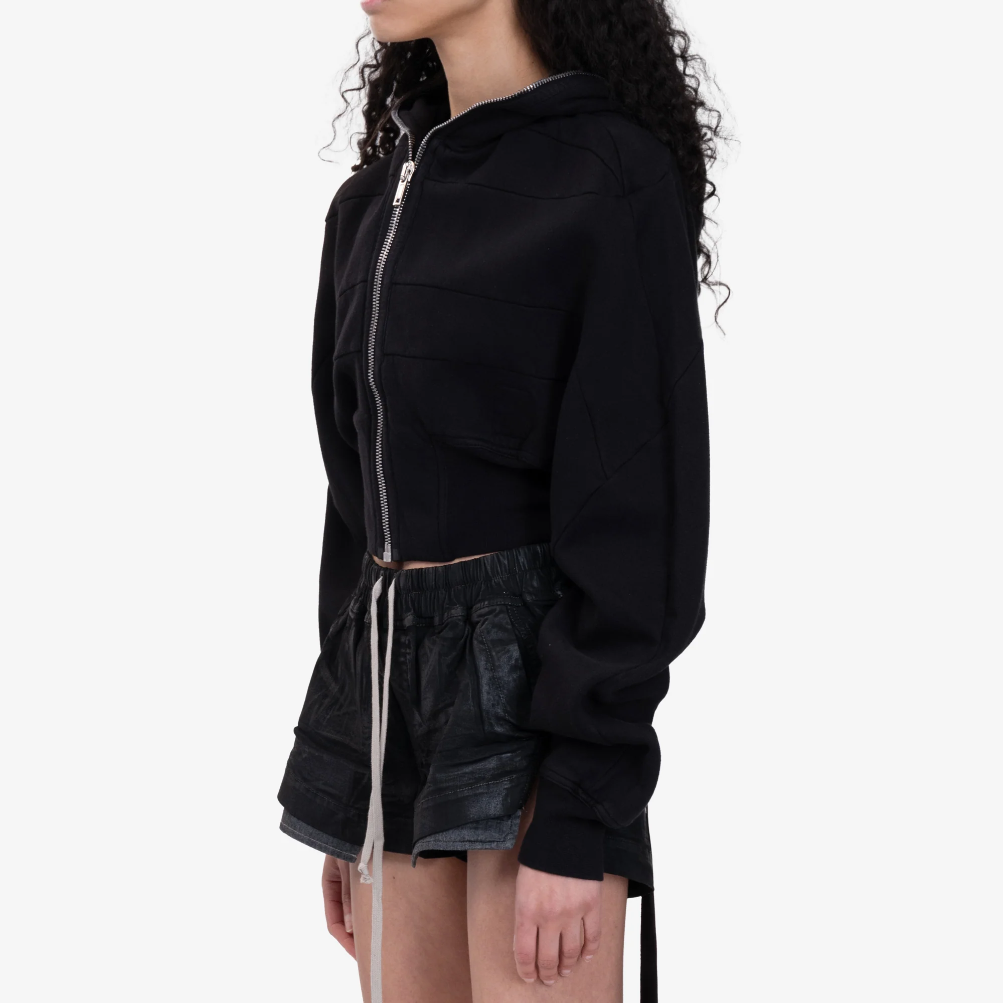 Womens Collage Gimp Zip Hoody - Image 3