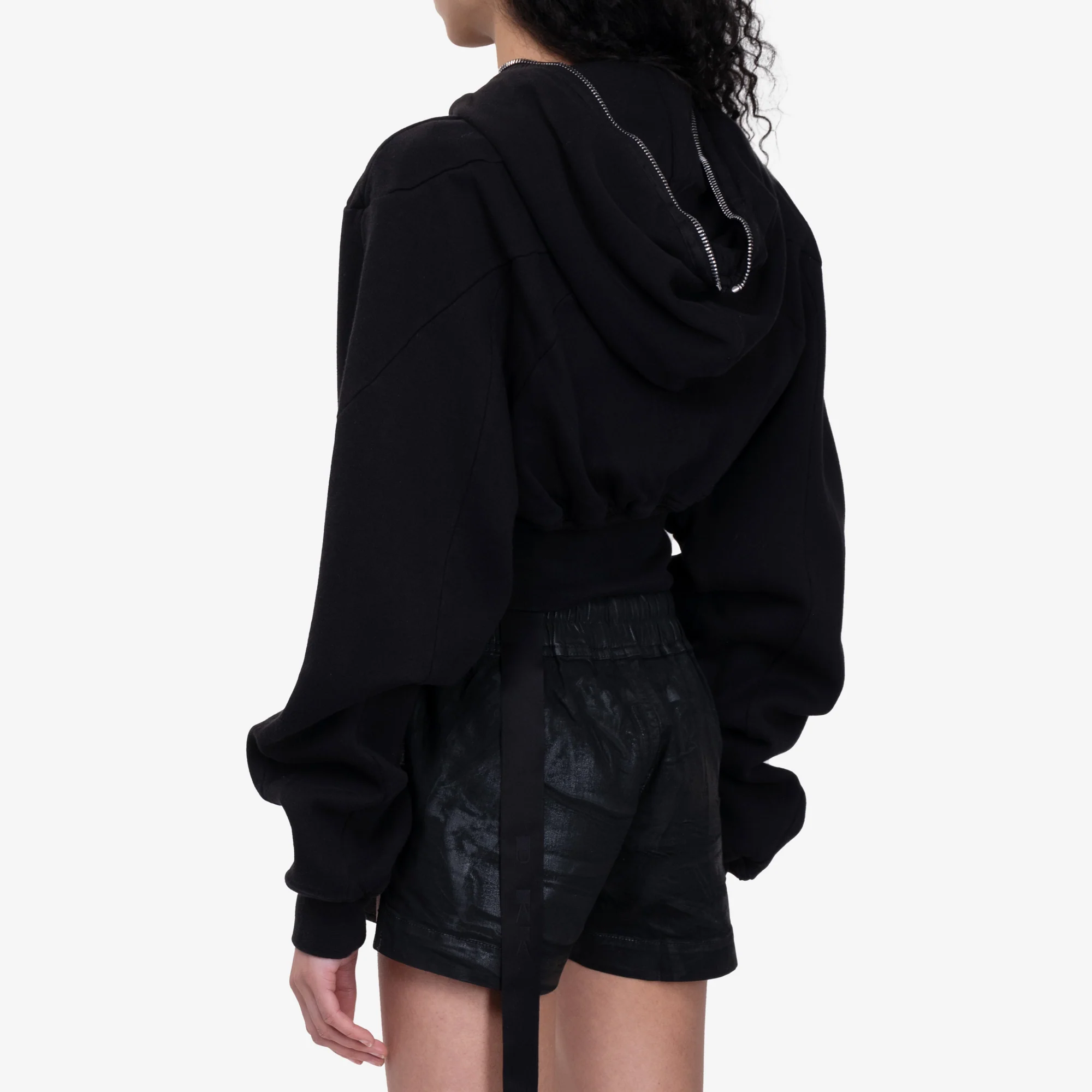 Womens Collage Gimp Zip Hoody - Image 4