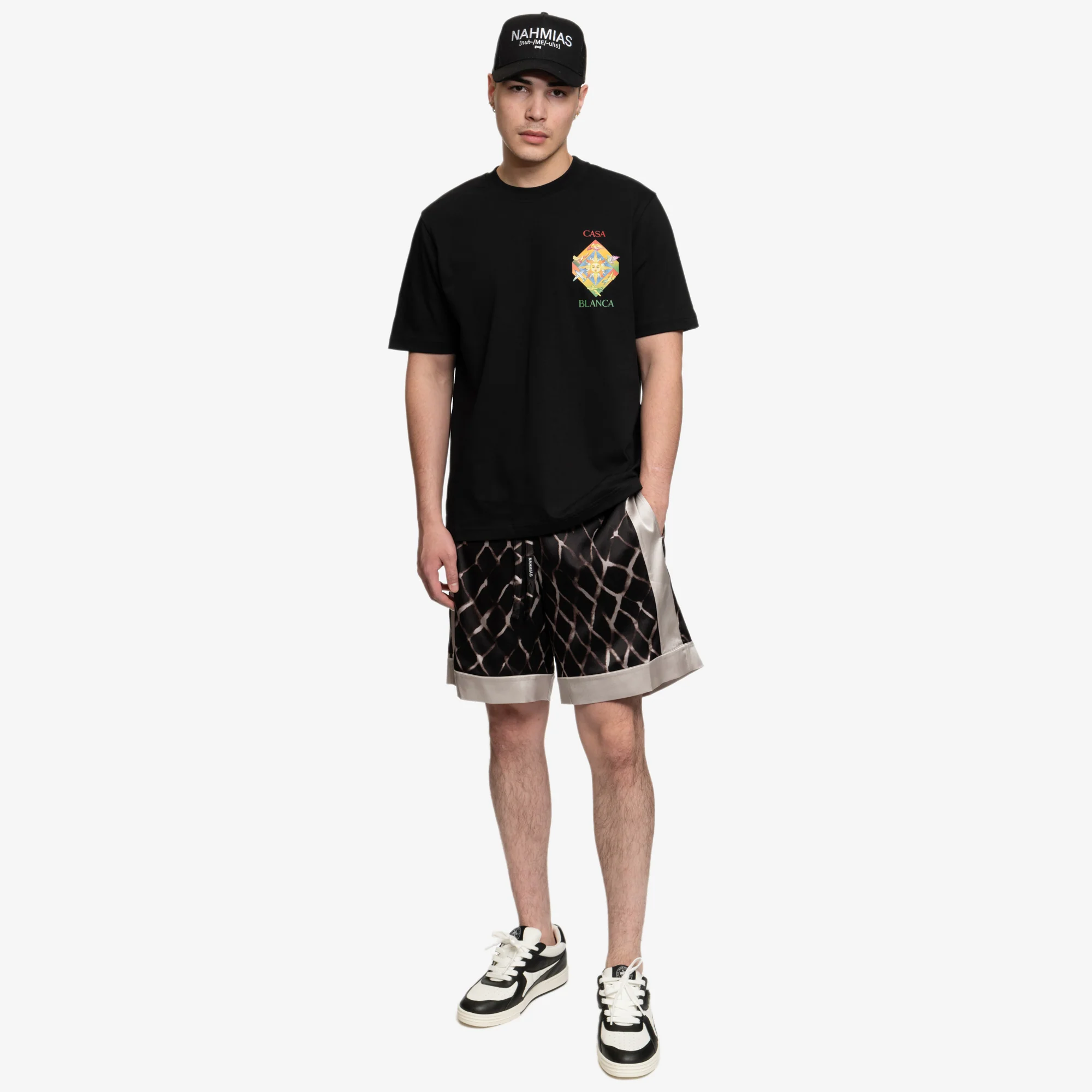 Colourblock Swish Silk Shorts - Image 2