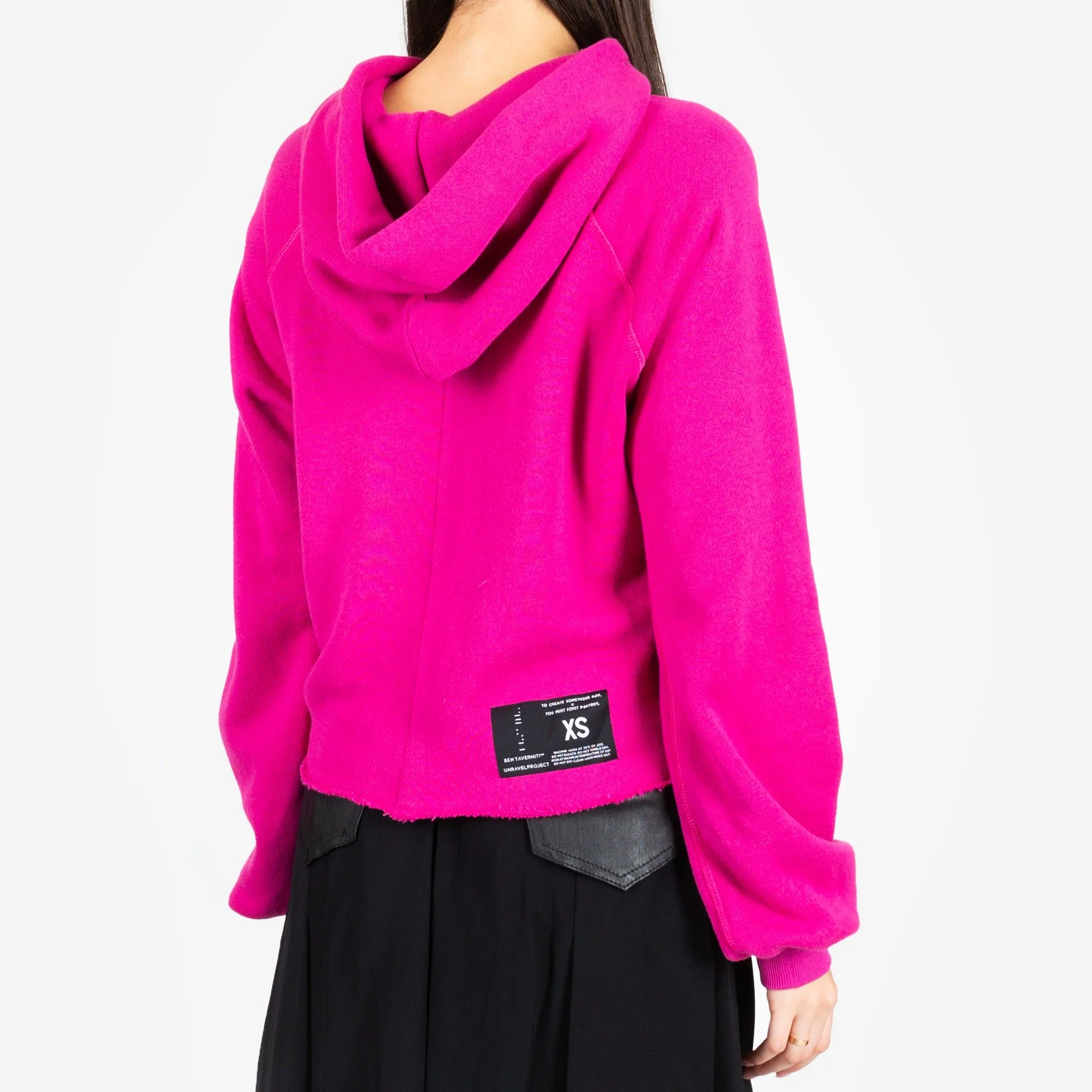 Womens Cot Cashmere Hoody - Image 3