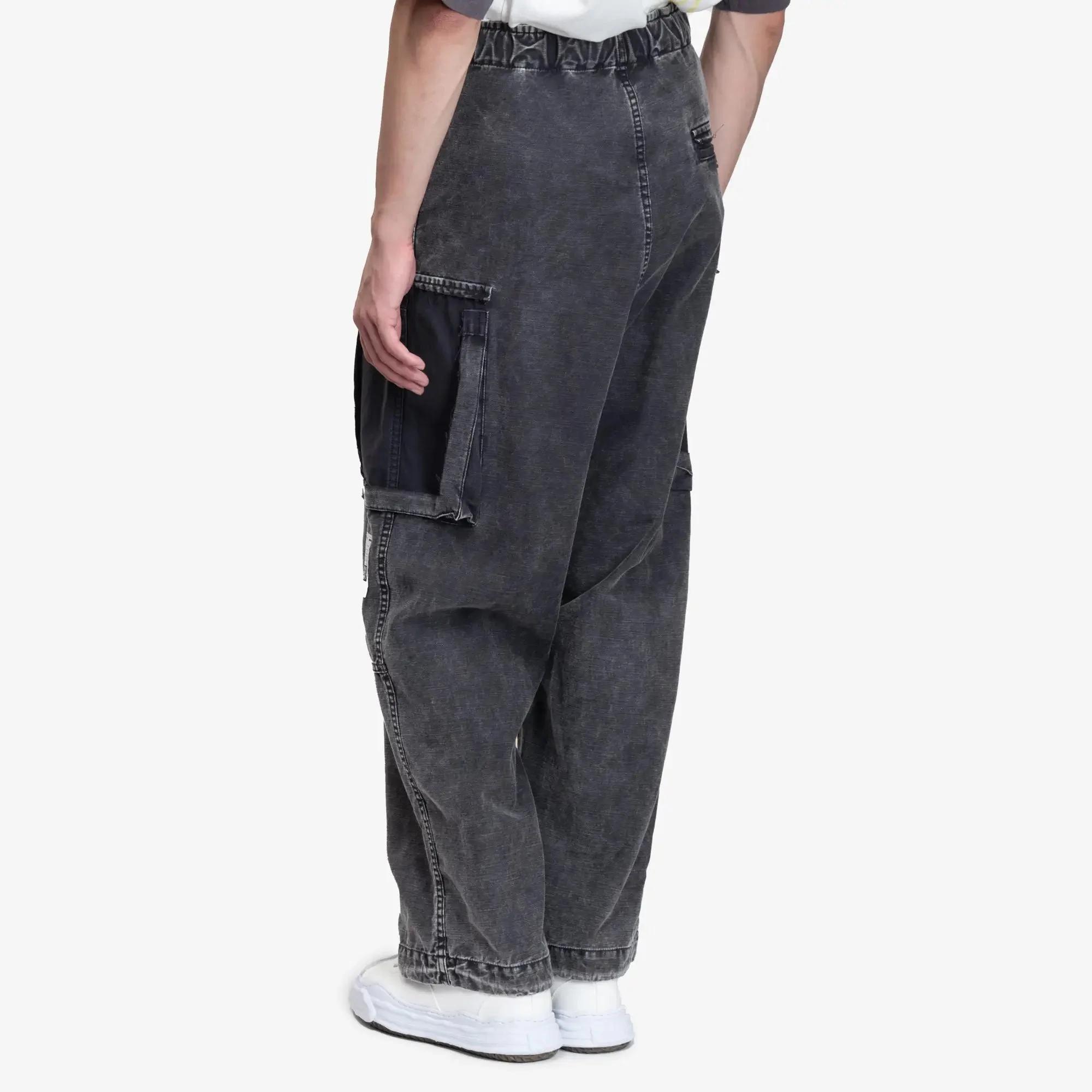 Cotton Satin Cargo Pants - Image 4