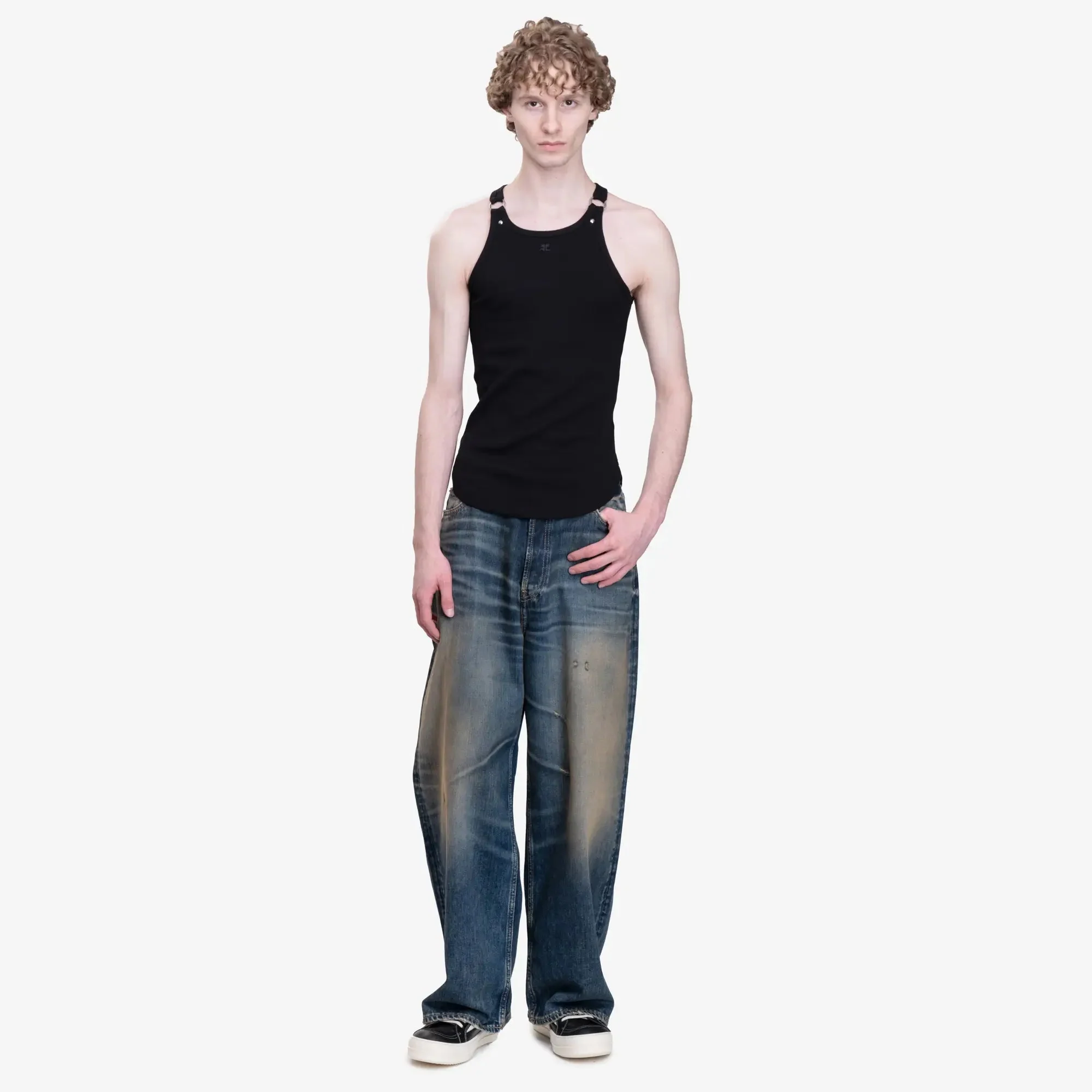 Buckle 90's Rib Tank Top - Image 2