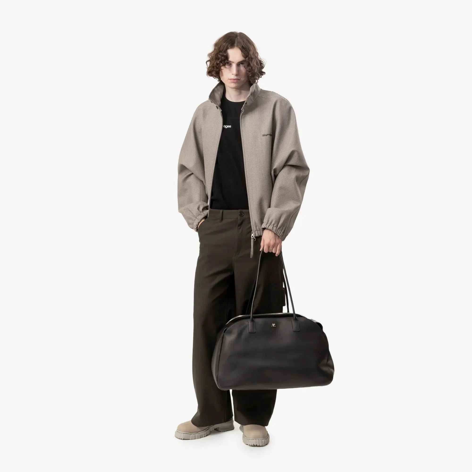 Houndstooth Bomber Jacket - Image 2