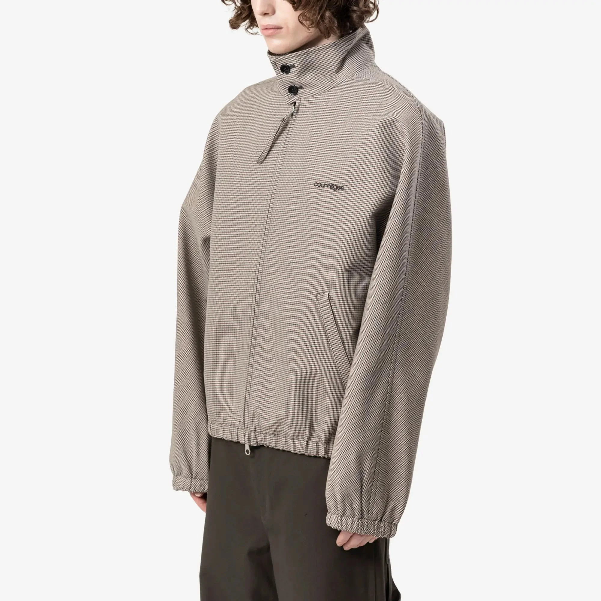 Houndstooth Bomber Jacket - Image 3
